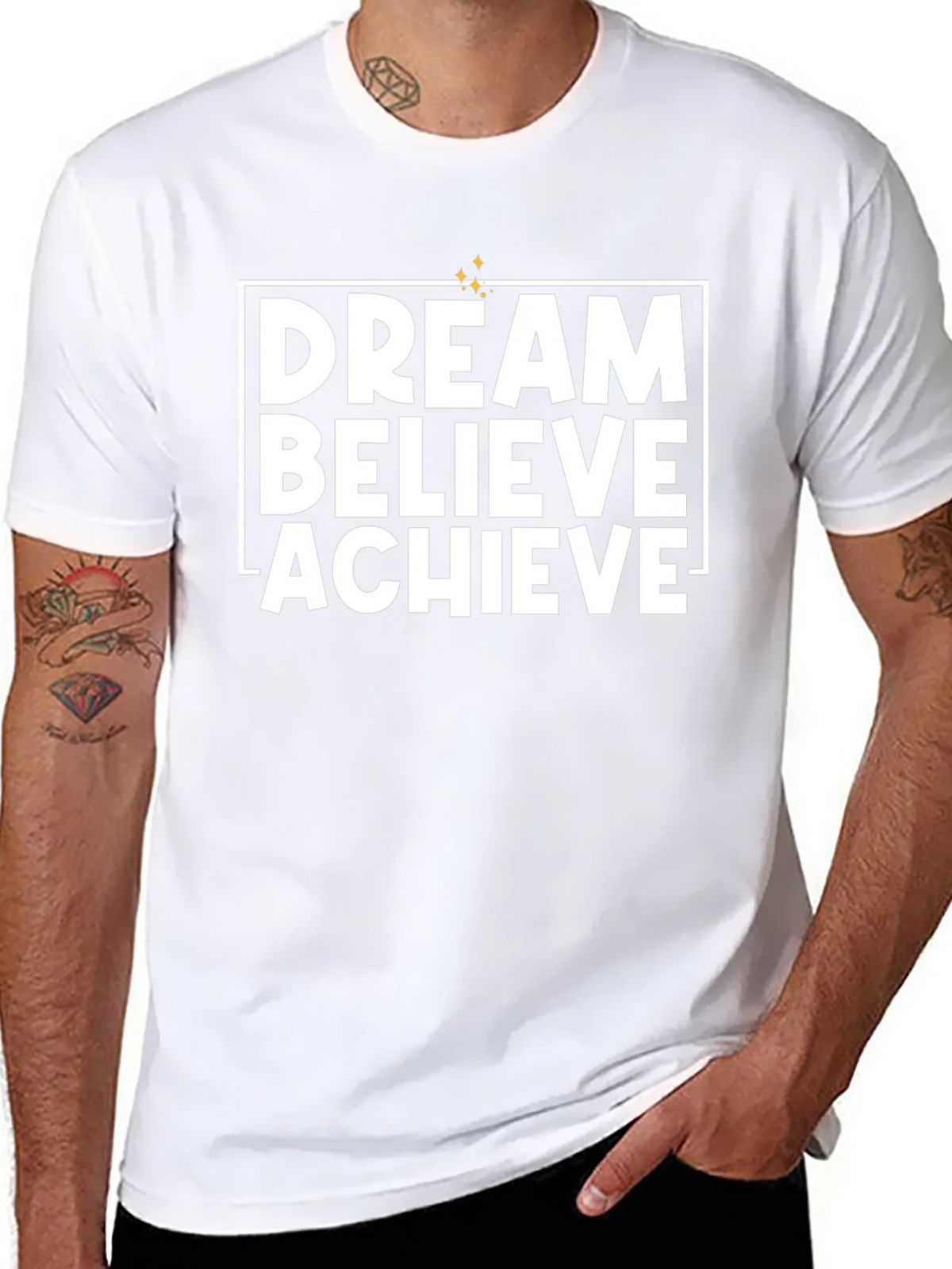 Dream Believe Achieve Graphic T-Shirt