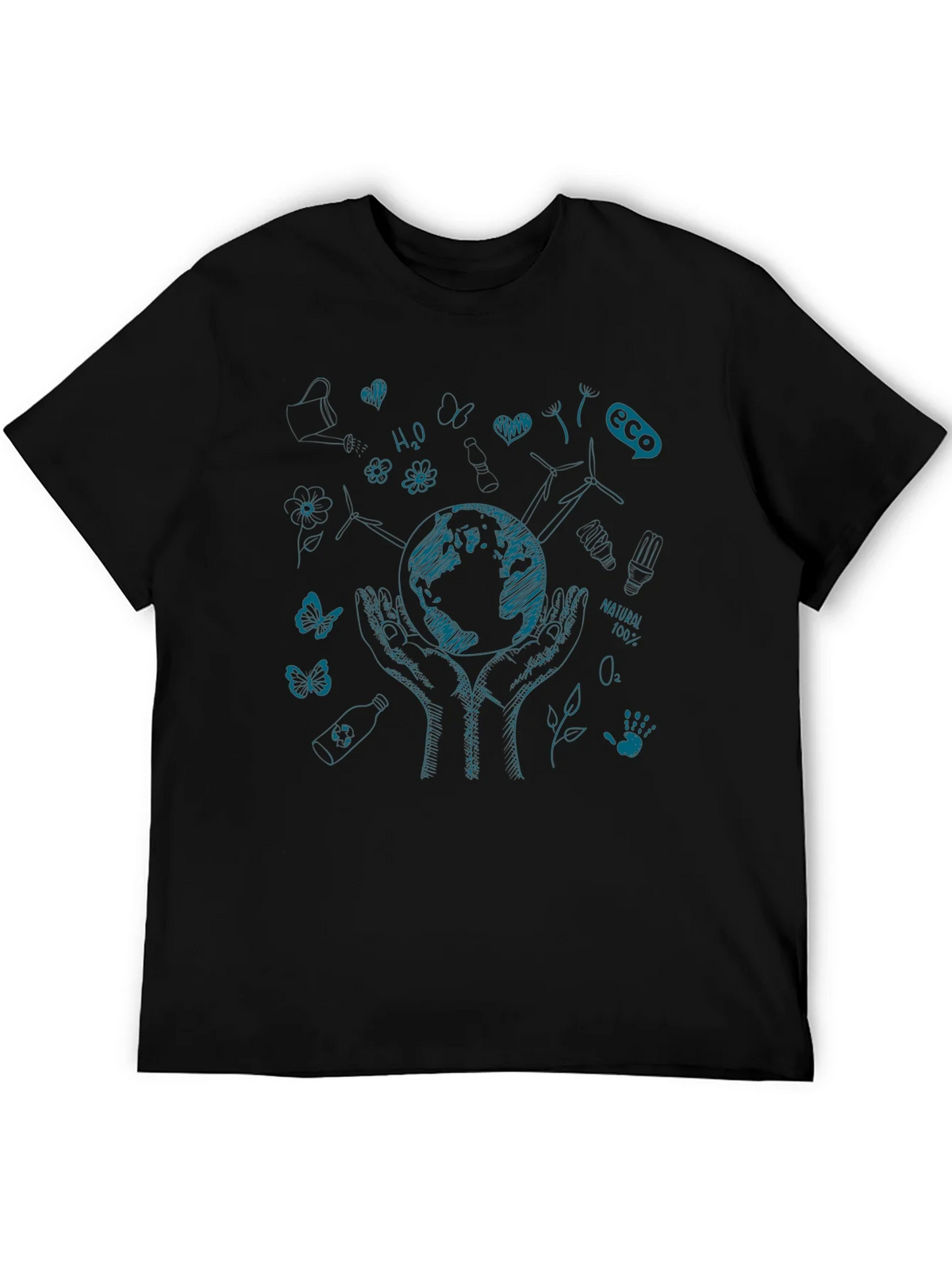 Eco-Friendly Graphic Print T-Shirt
