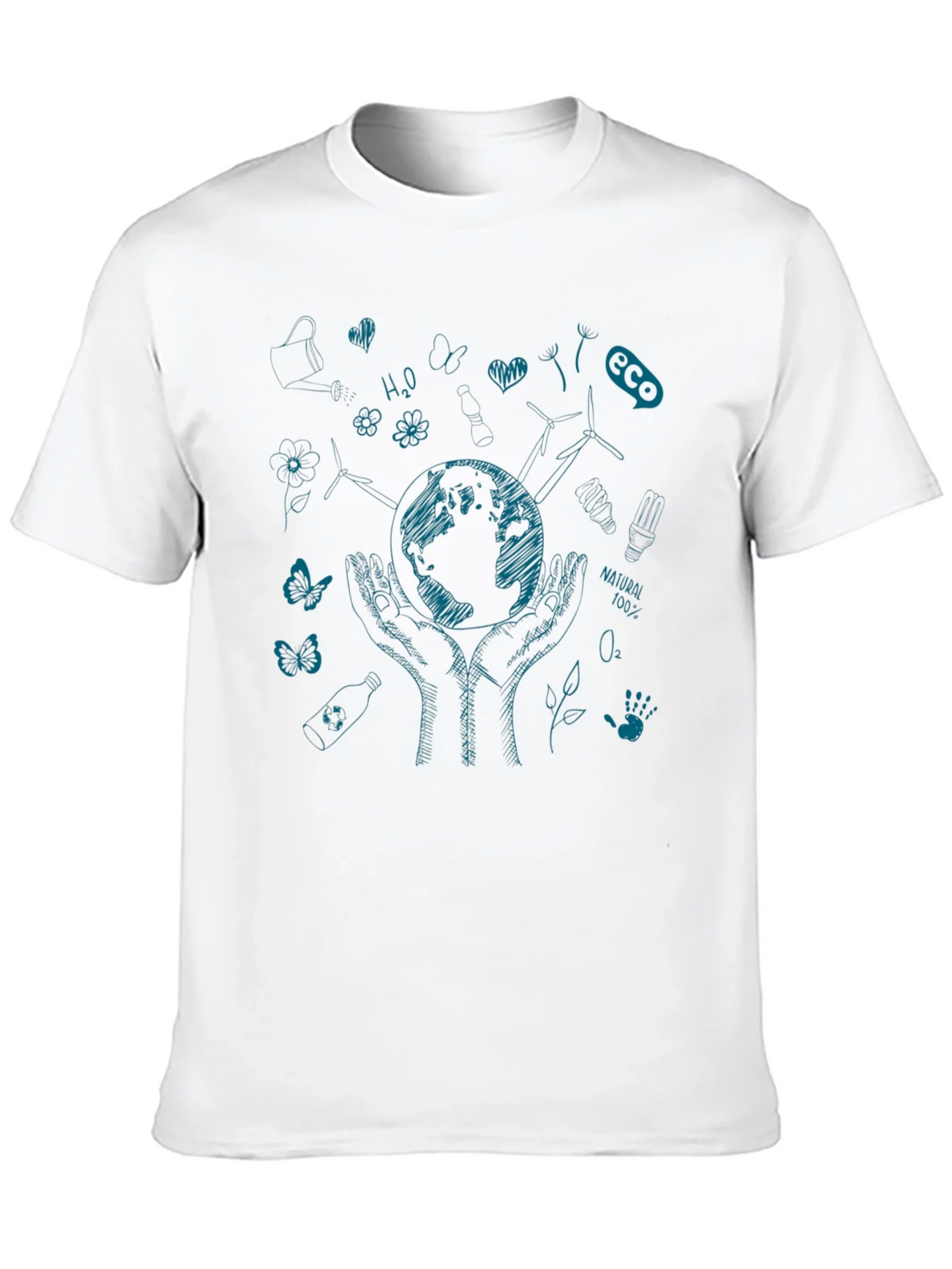 Eco-Friendly Graphic Print T-Shirt