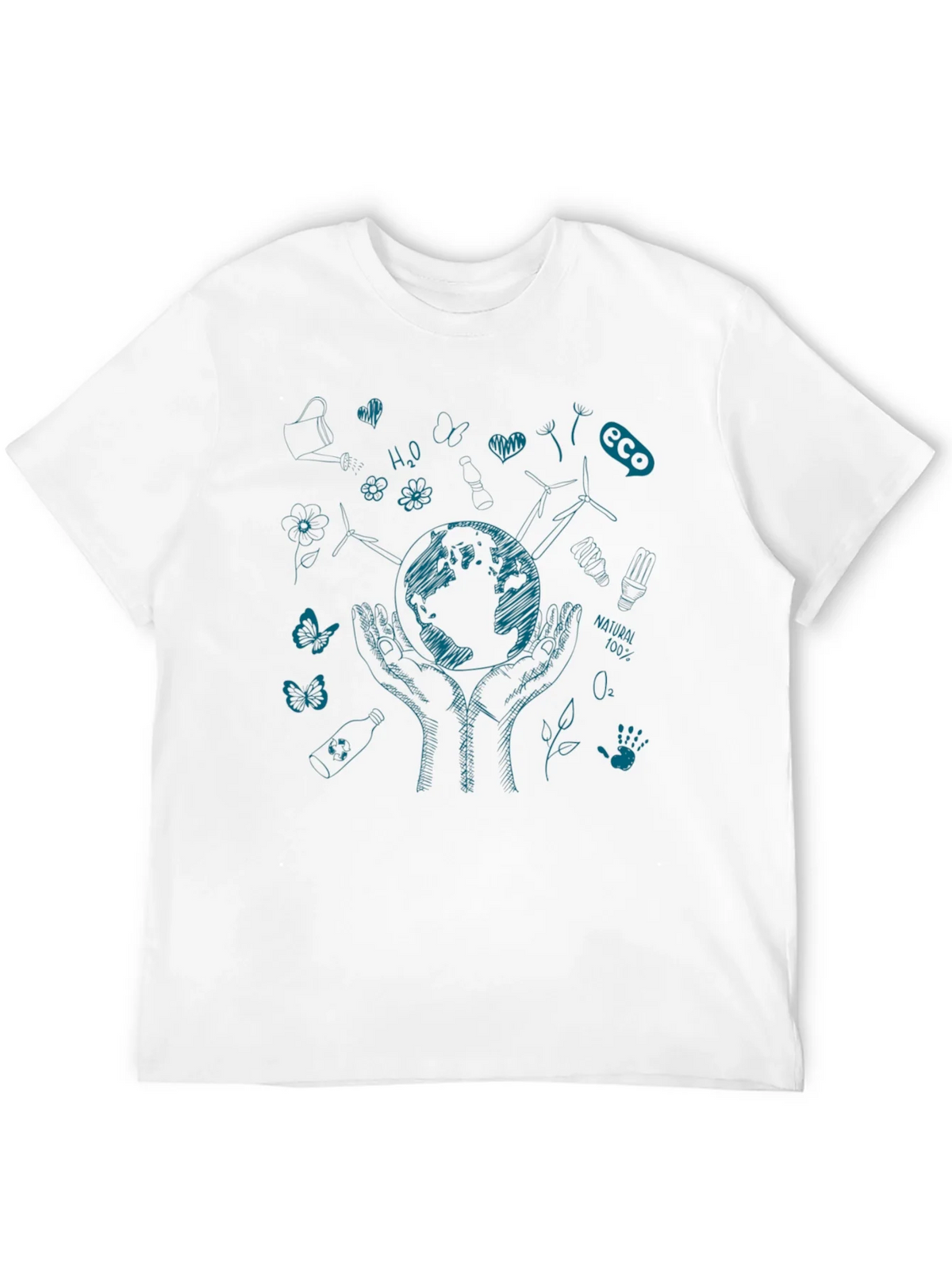 Eco-Friendly Graphic Print T-Shirt