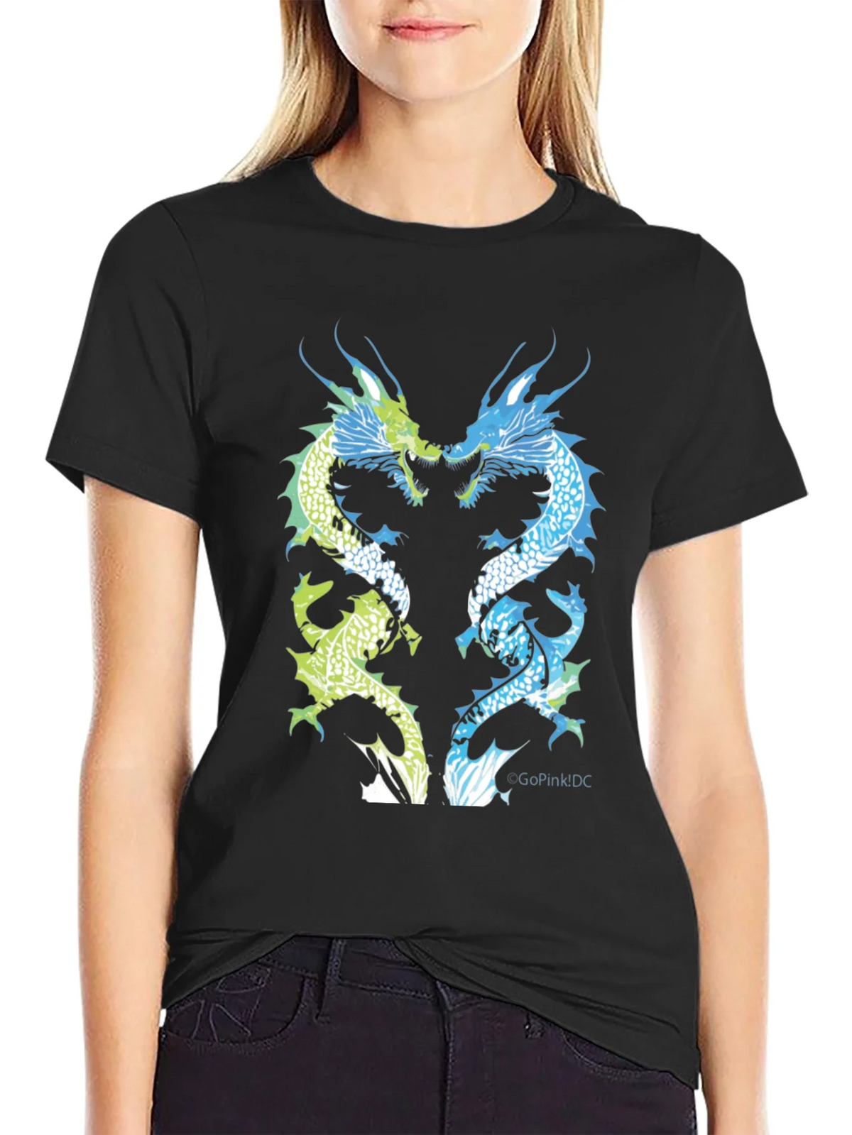Dragon Print Graphic Tee