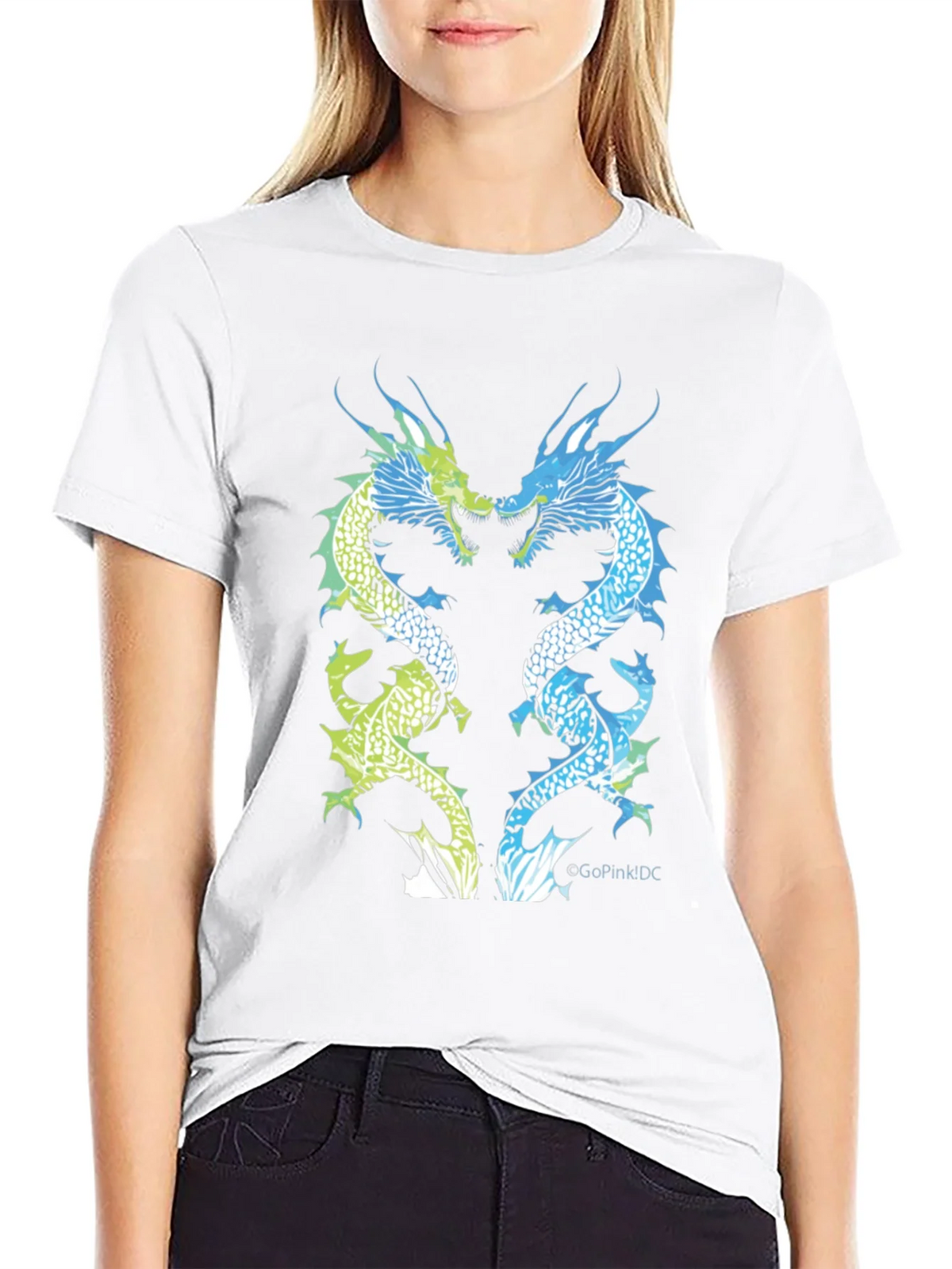 Dragon Print Graphic Tee