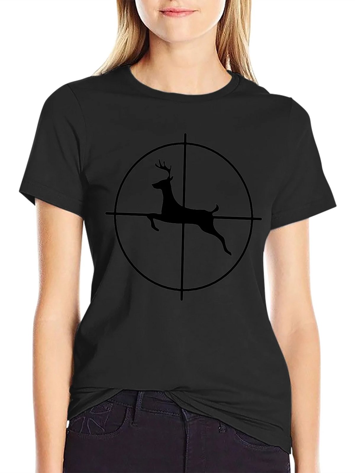 Deer Target T-Shirt - Hunting Graphic Tee