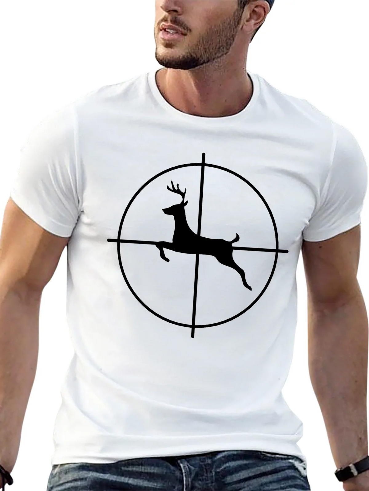 Deer Target T-Shirt - Hunting Graphic Tee