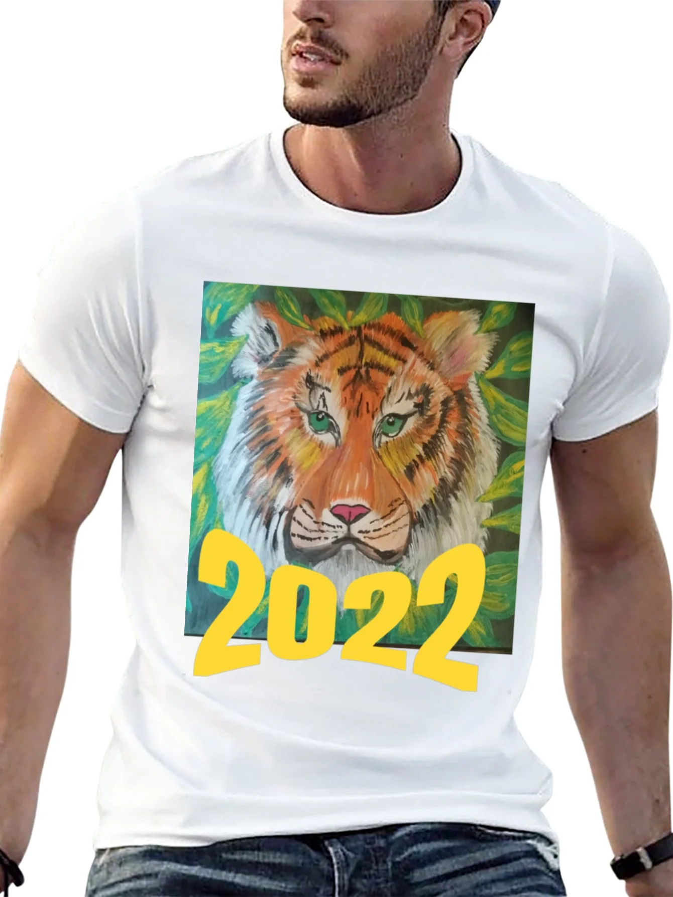 2022 Tiger Graphic T-Shirt - Black