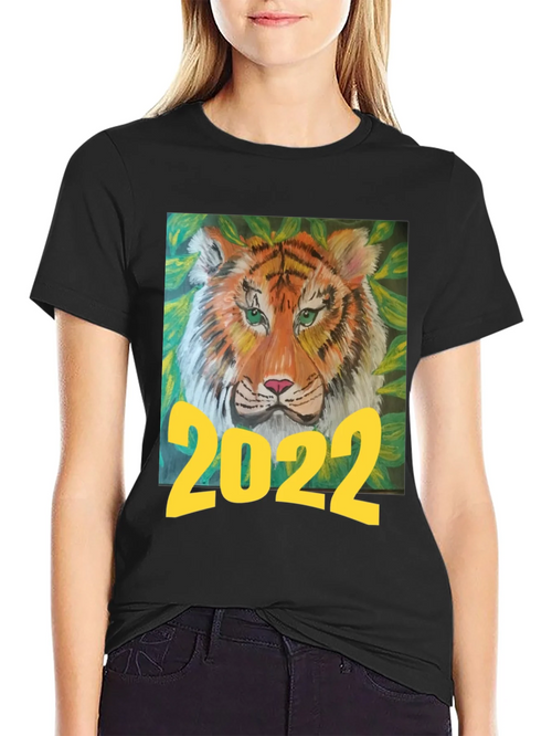 2022 Tiger Graphic T-Shirt - Black