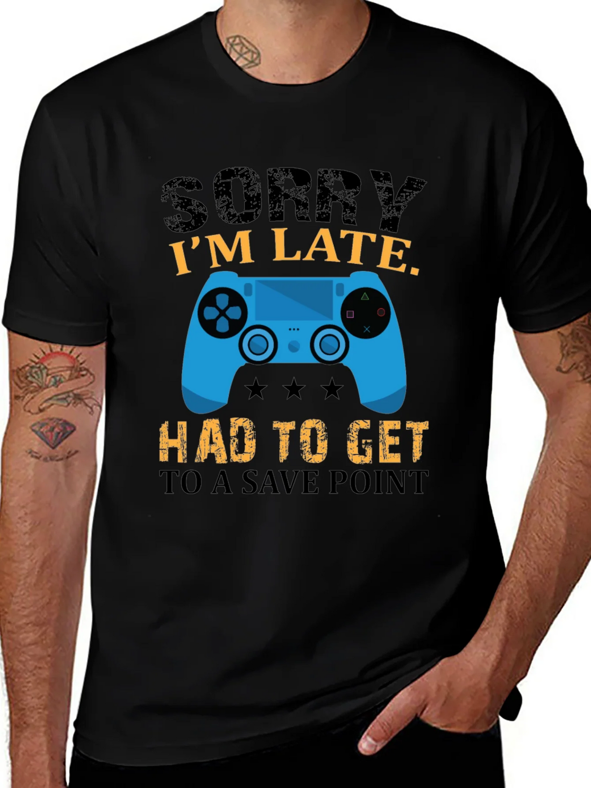 Gamer Humor Graphic Tee - Save Point T-Shirt