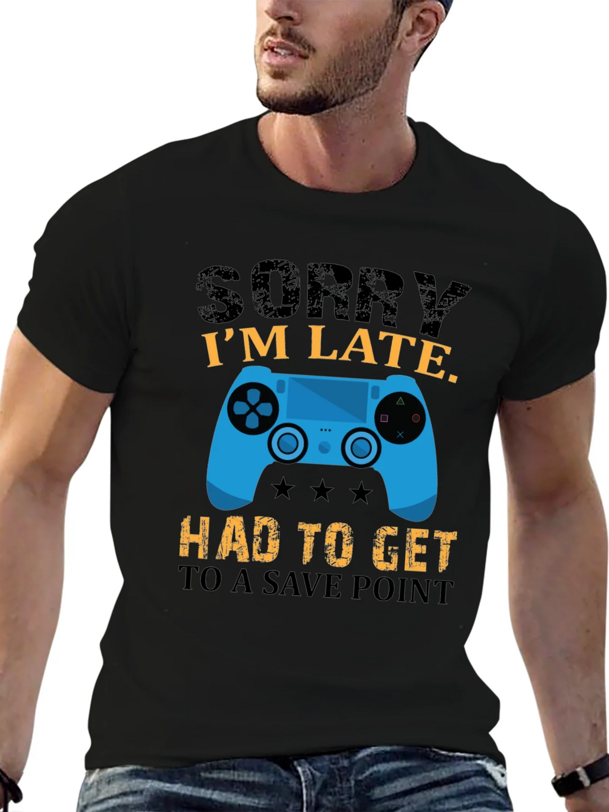 Gamer Humor Graphic Tee - Save Point T-Shirt