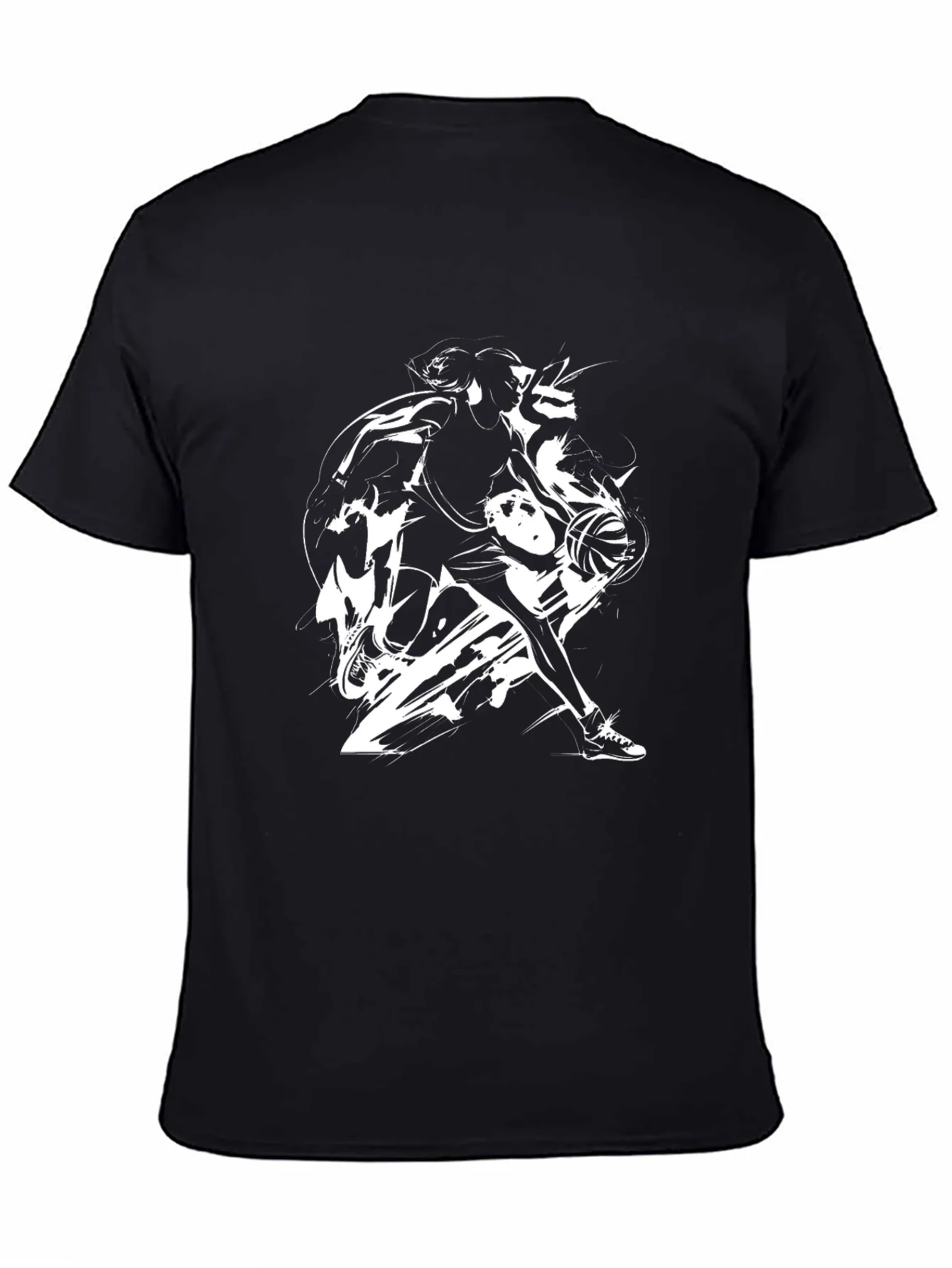 Black Basketball Graphic Tee