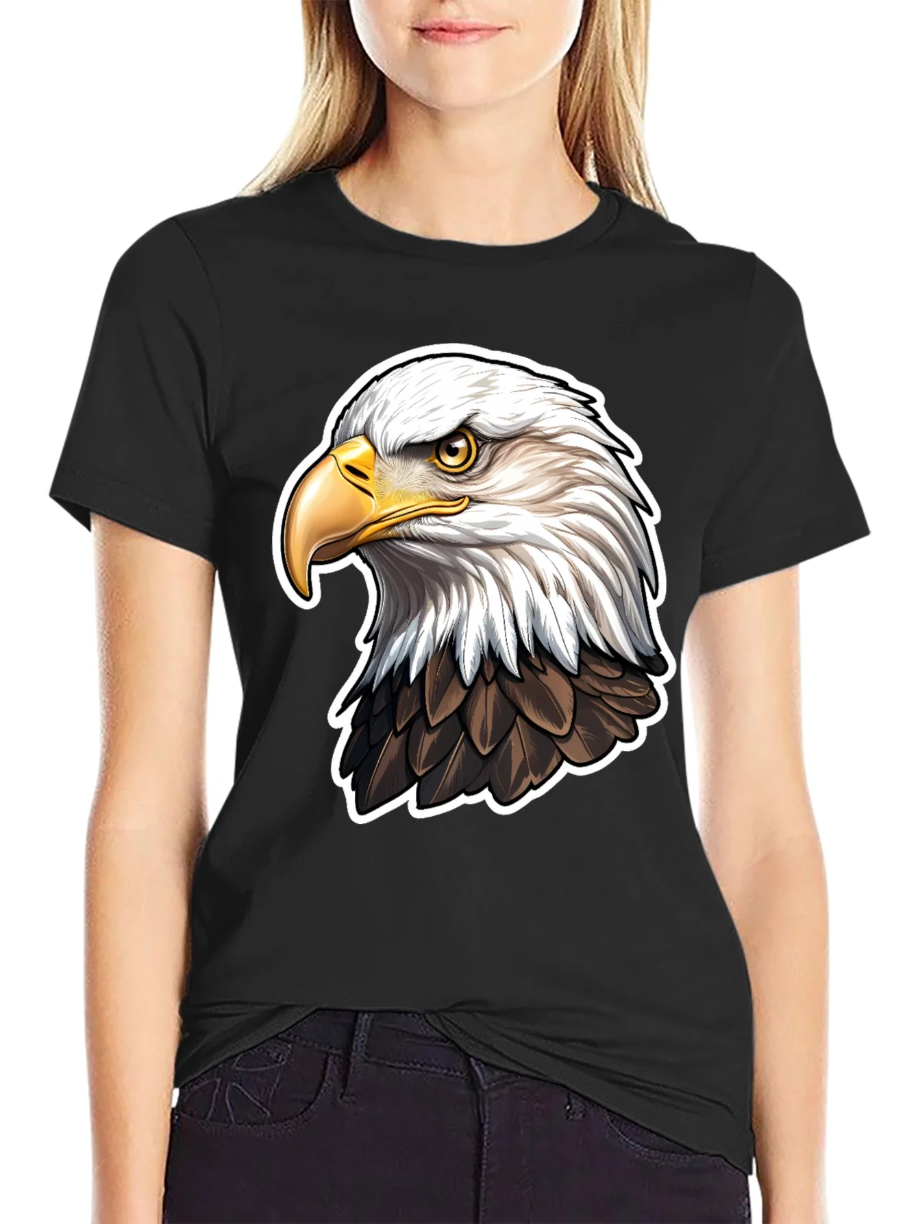 Bald Eagle Graphic Tee - Patriotic American Pride
