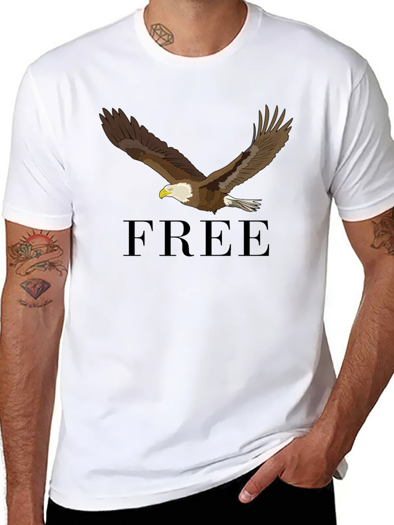 Bald Eagle Freedom Graphic Tee