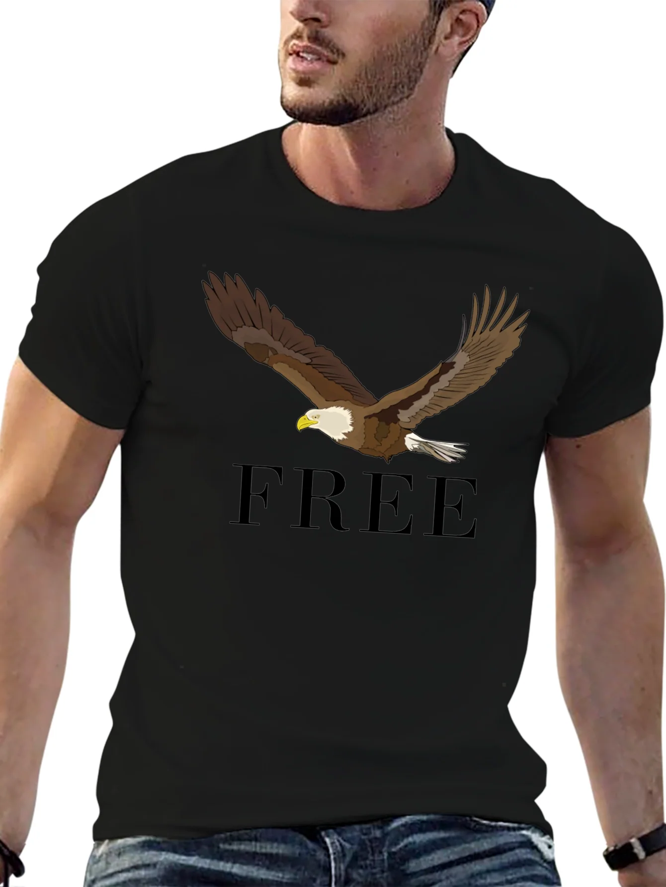 Bald Eagle Freedom Graphic Tee