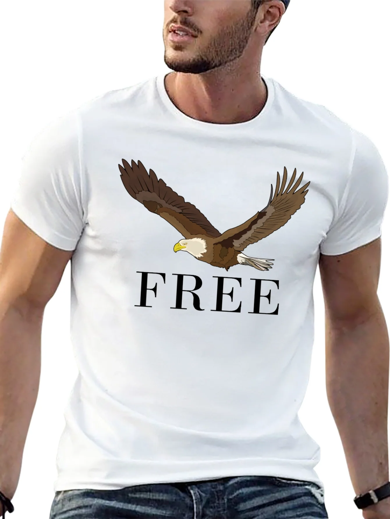 Bald Eagle Freedom Graphic Tee