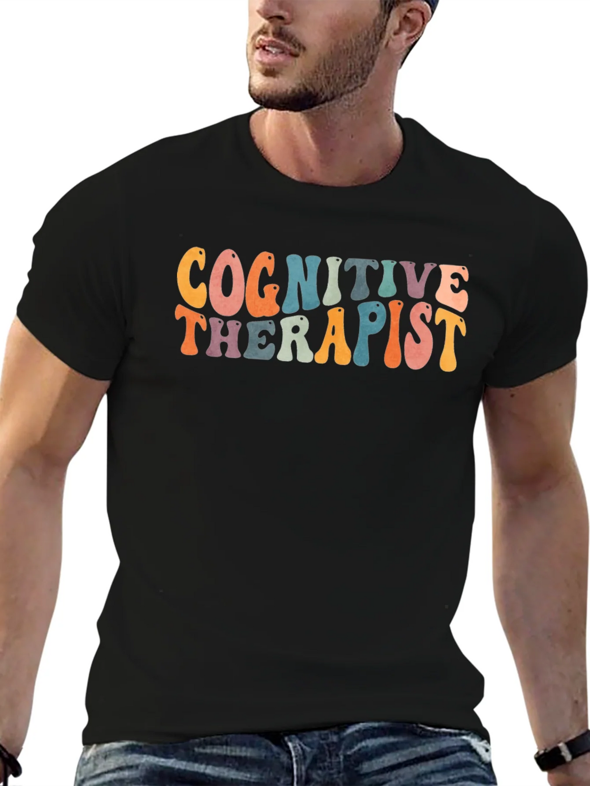 Cognitive Therapist Tee - Retro Style Therapy T-Shirt