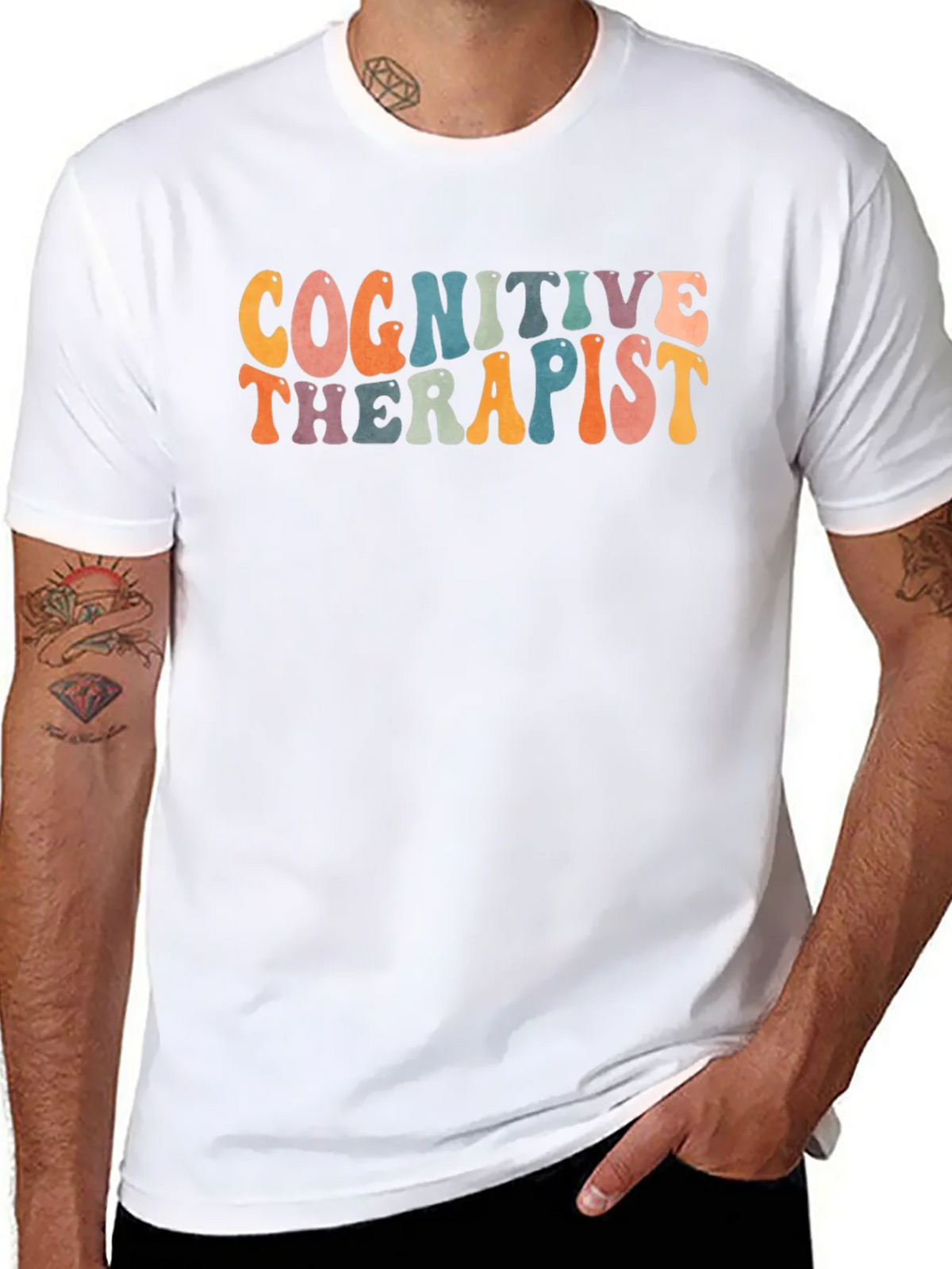 Cognitive Therapist Tee - Retro Style Therapy T-Shirt