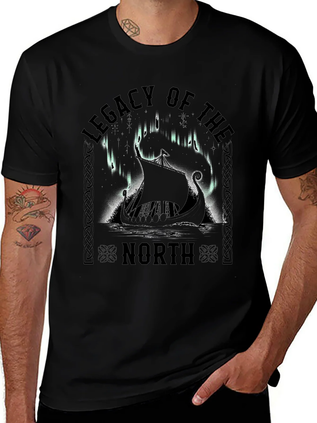 Legacy of the North Viking Ship T-Shirt