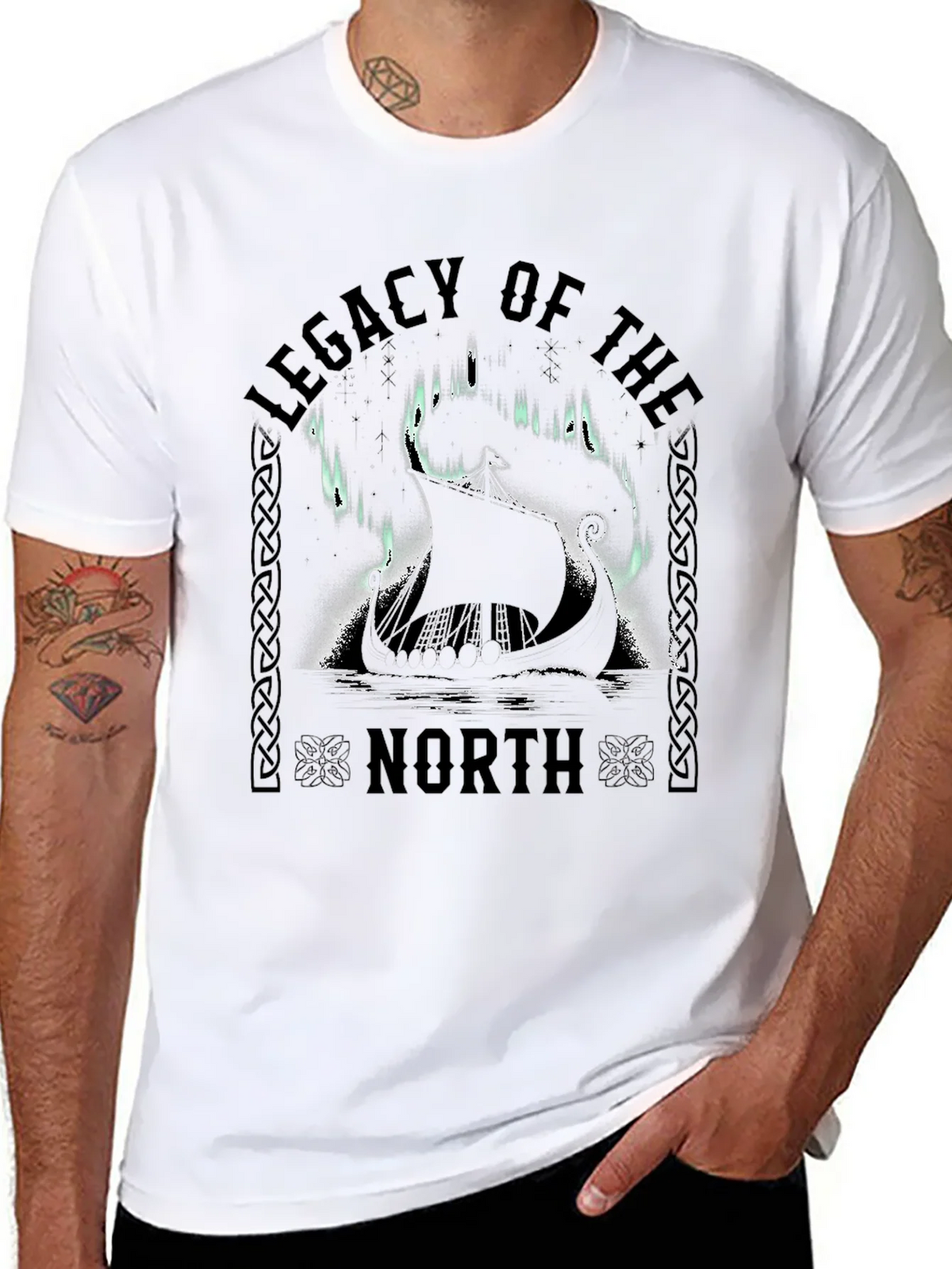 Legacy of the North Viking Ship T-Shirt