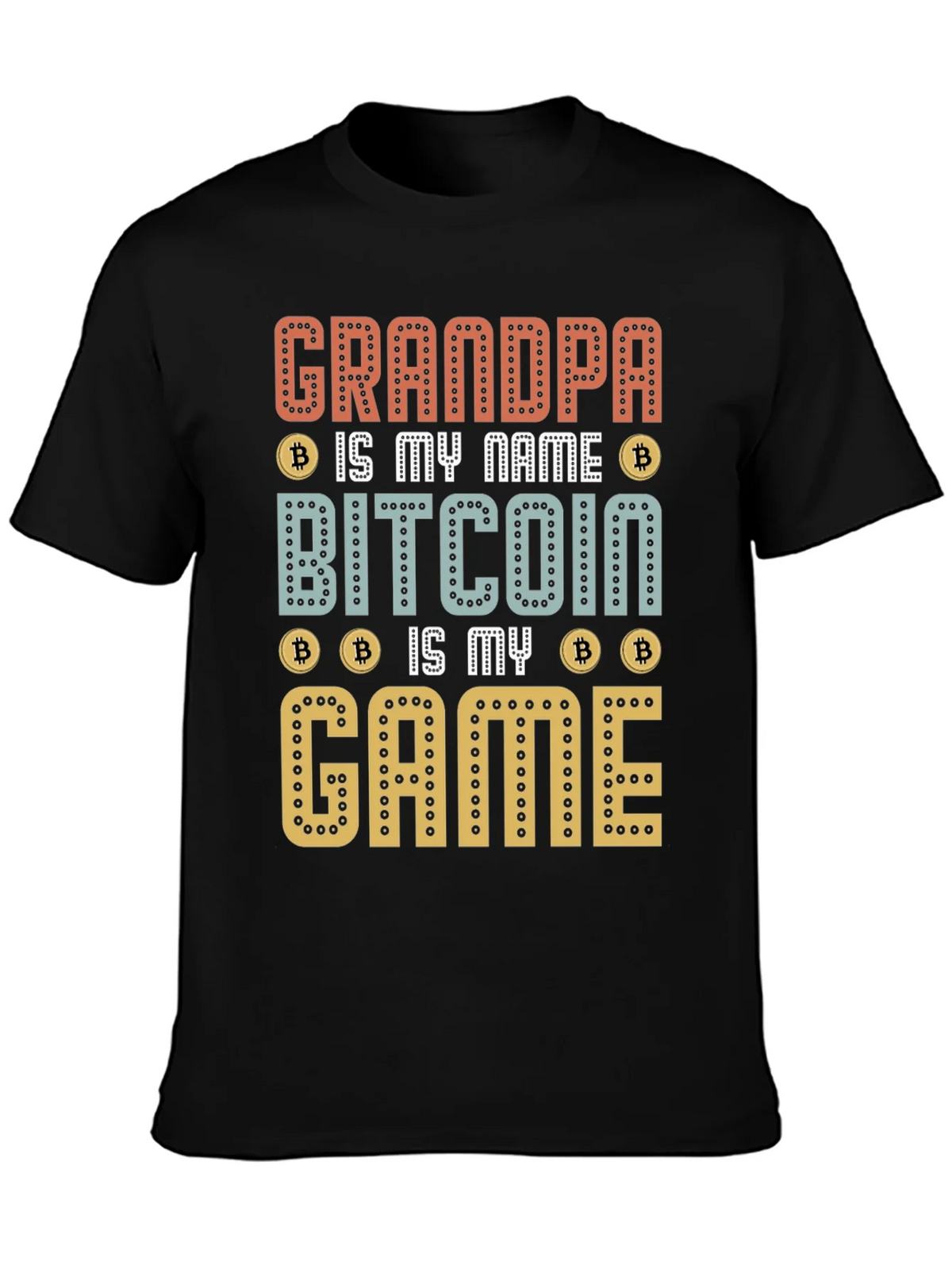 Grandpa Bitcoin Game T-Shirt - Crypto Lover Gift