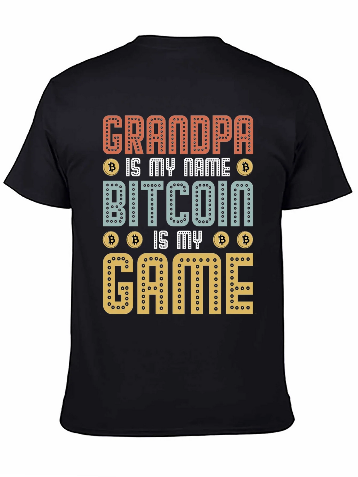 Grandpa Bitcoin Game T-Shirt - Crypto Lover Gift