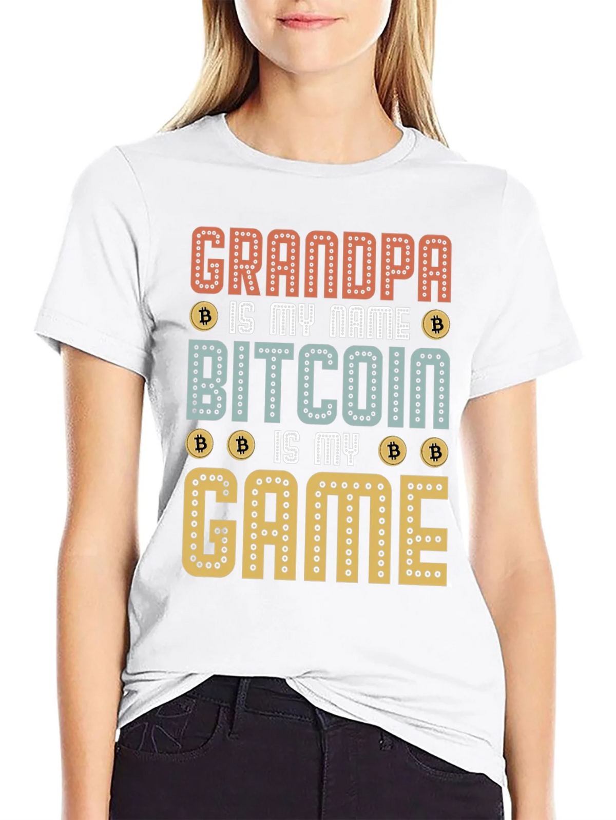 Grandpa Bitcoin Game T-Shirt - Crypto Lover Gift