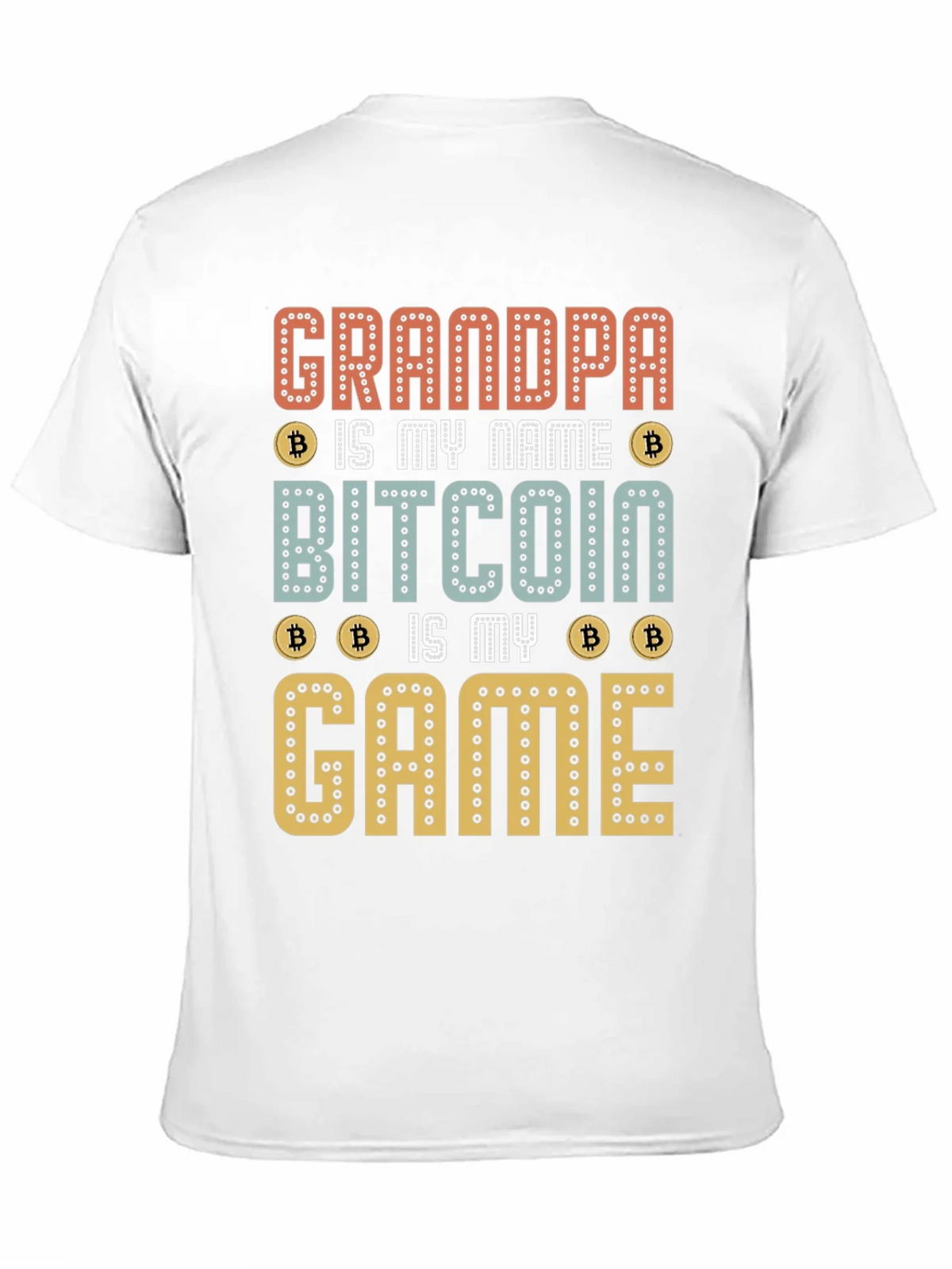 Grandpa Bitcoin Game T-Shirt - Crypto Lover Gift