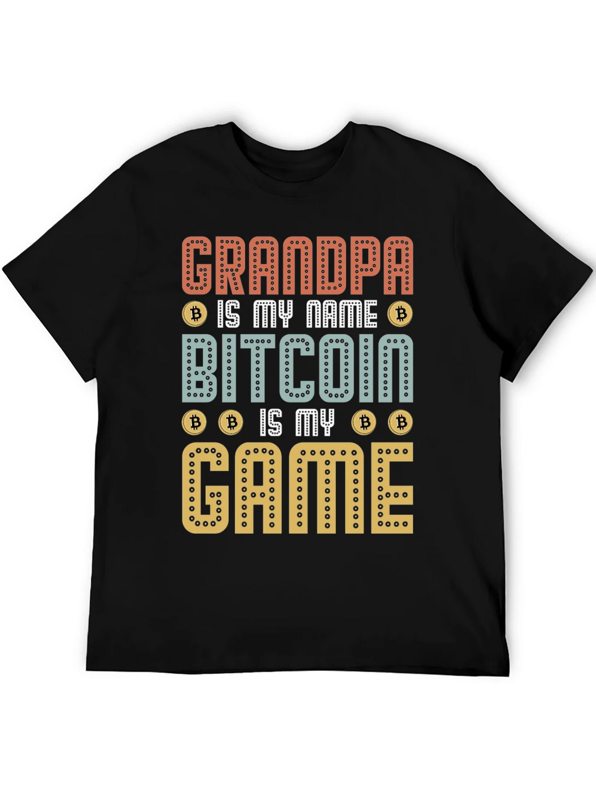 Grandpa Bitcoin Game T-Shirt - Crypto Lover Gift
