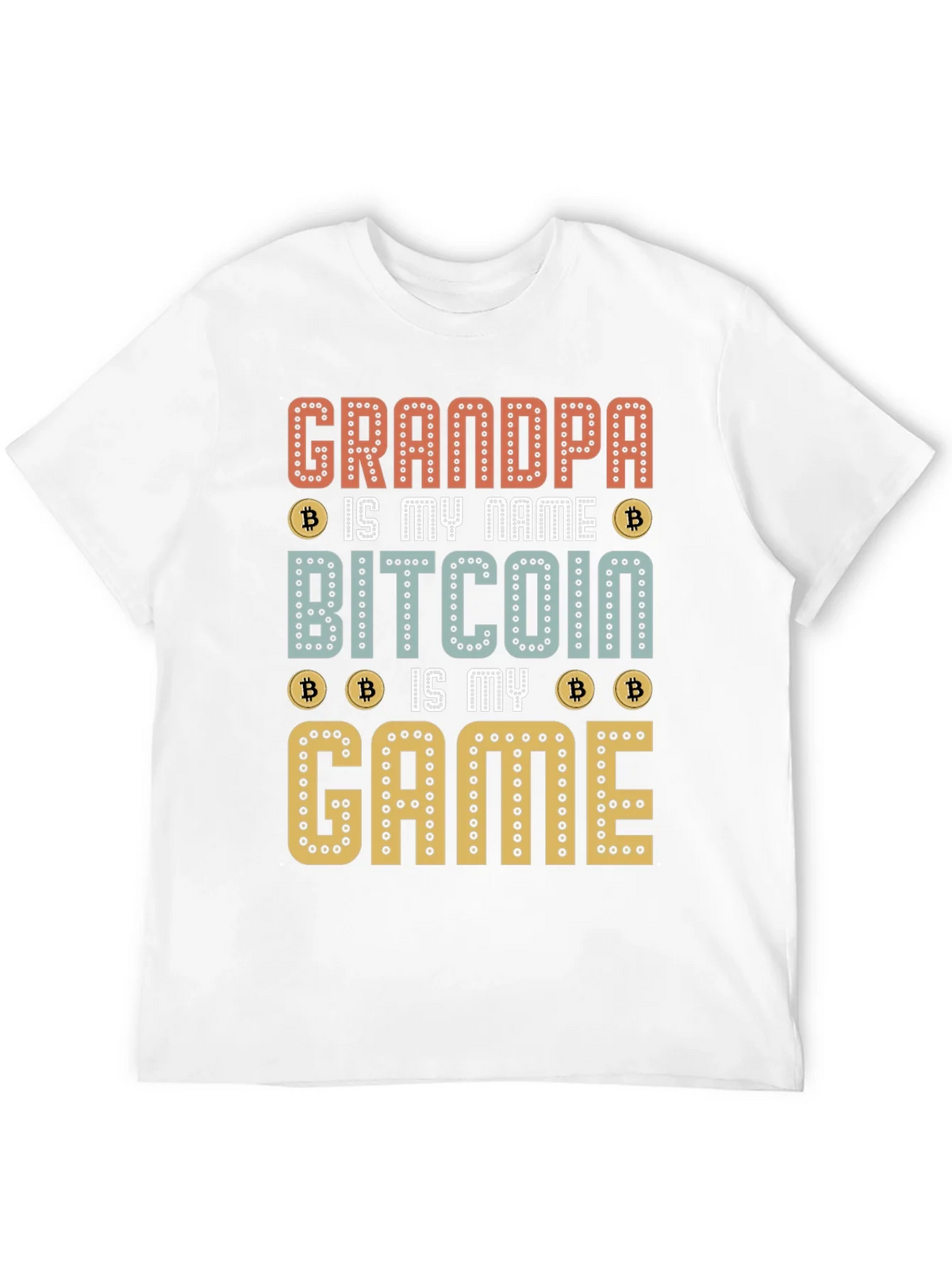 Grandpa Bitcoin Game T-Shirt - Crypto Lover Gift