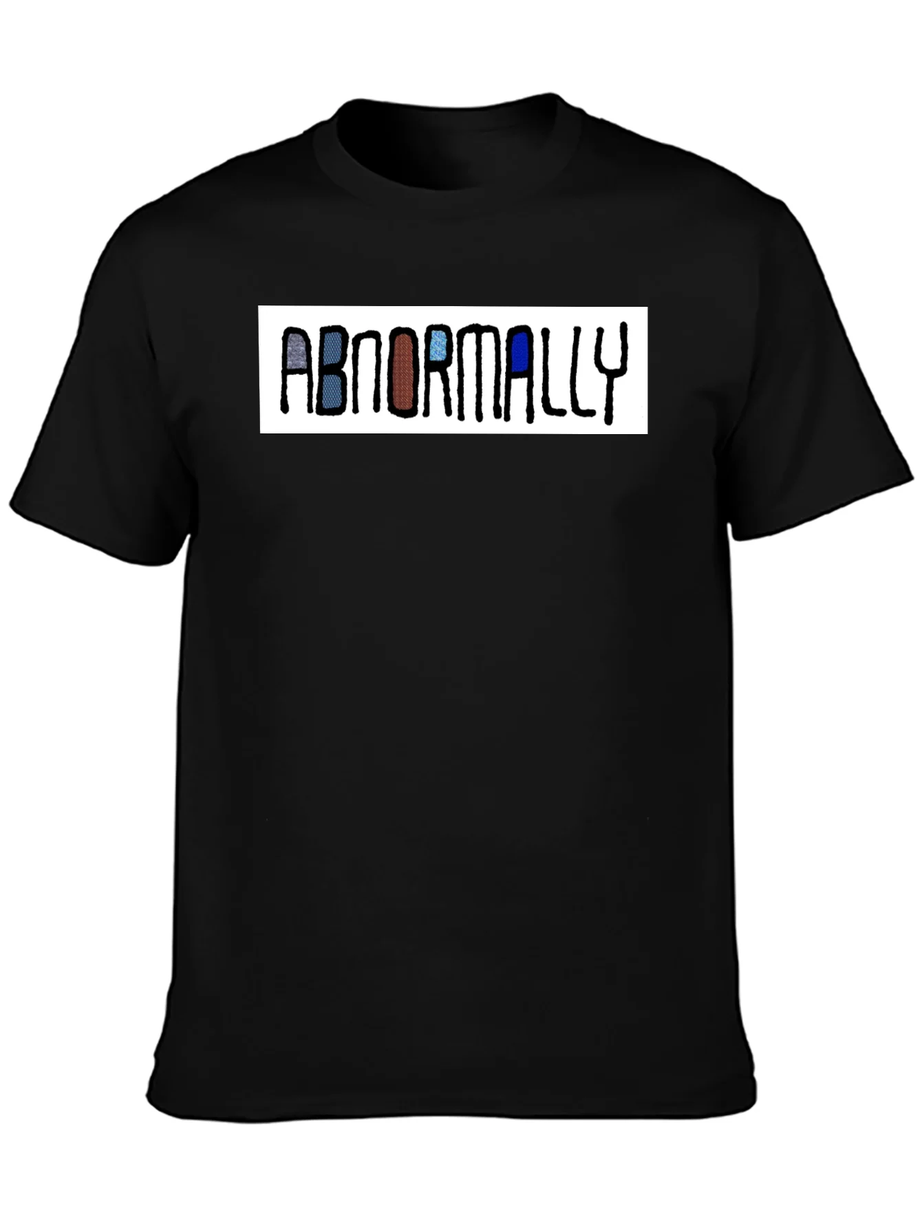 Abnormally Funny Graphic Tee - Black Casual T-Shirt