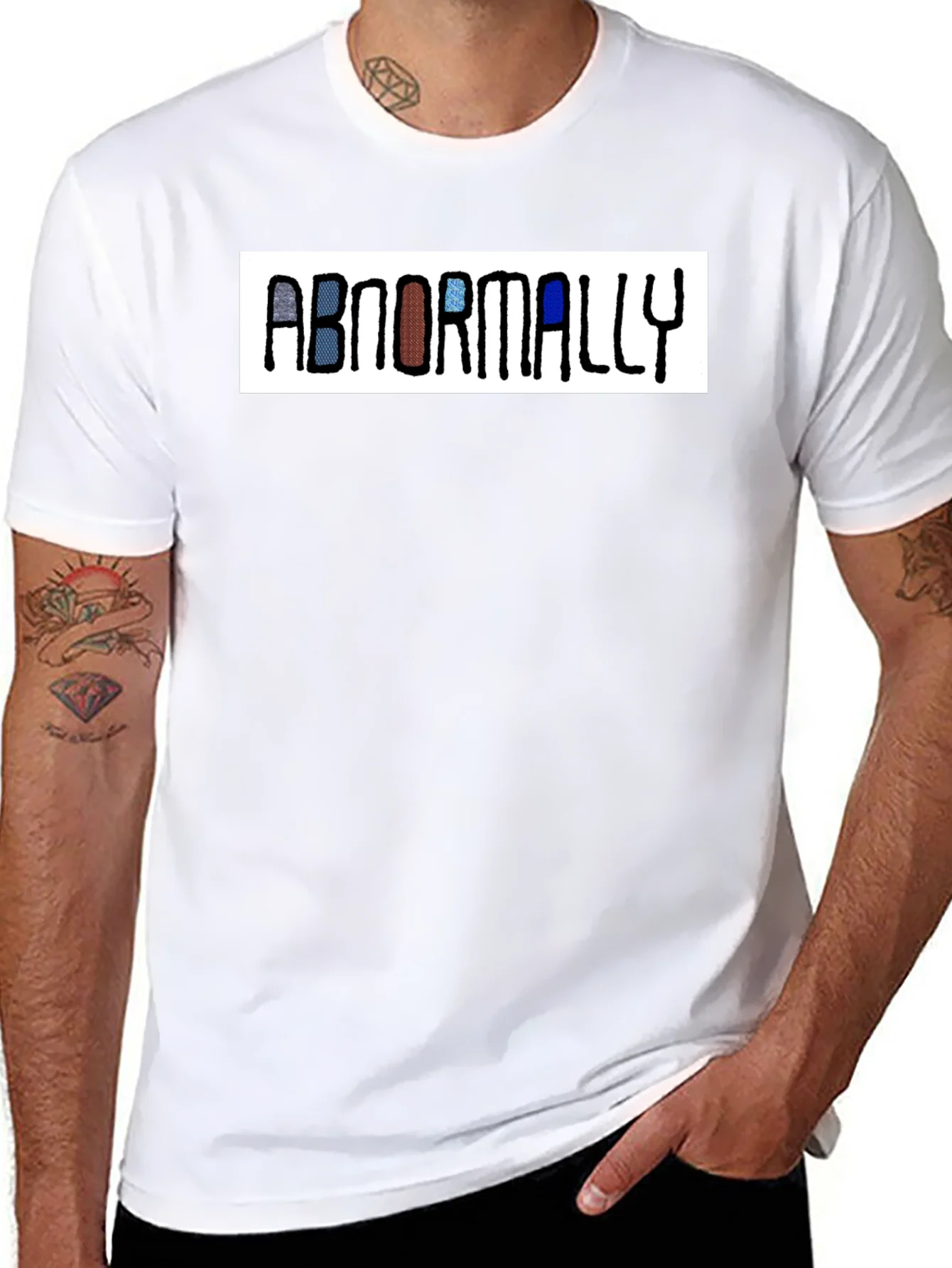 Abnormally Funny Graphic Tee - Black Casual T-Shirt