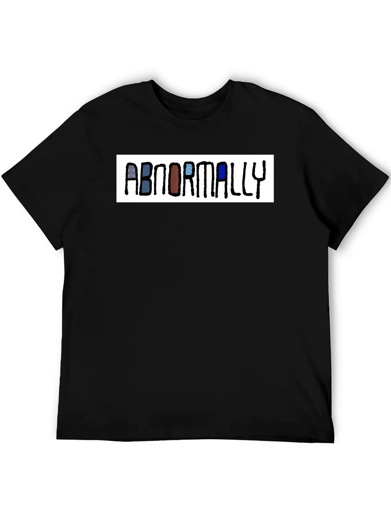 Abnormally Funny Graphic Tee - Black Casual T-Shirt