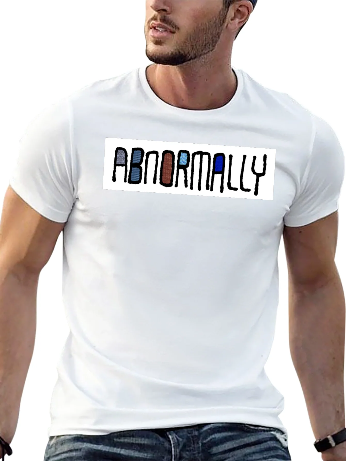 Abnormally Funny Graphic Tee - Black Casual T-Shirt