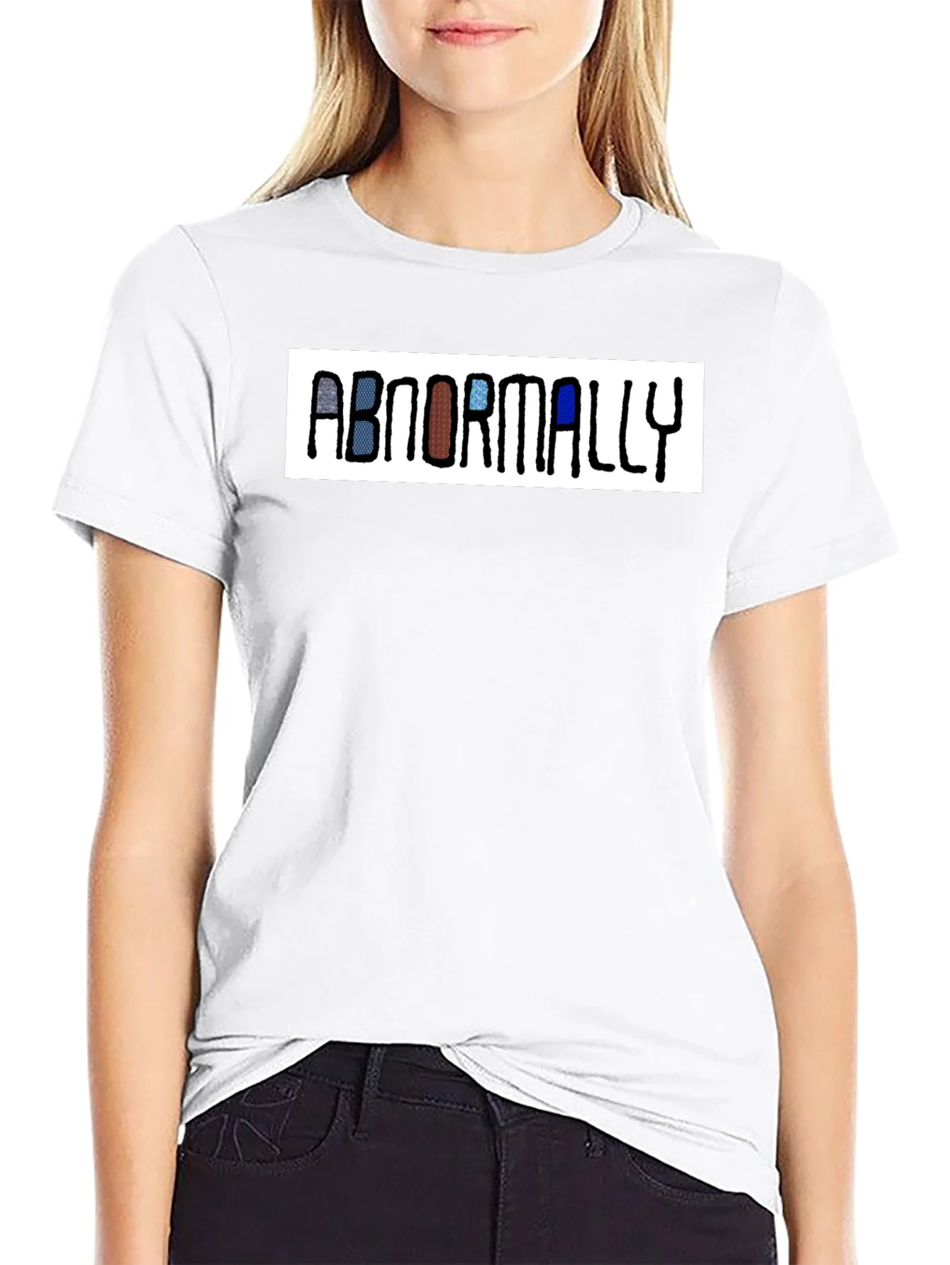 Abnormally Funny Graphic Tee - Black Casual T-Shirt