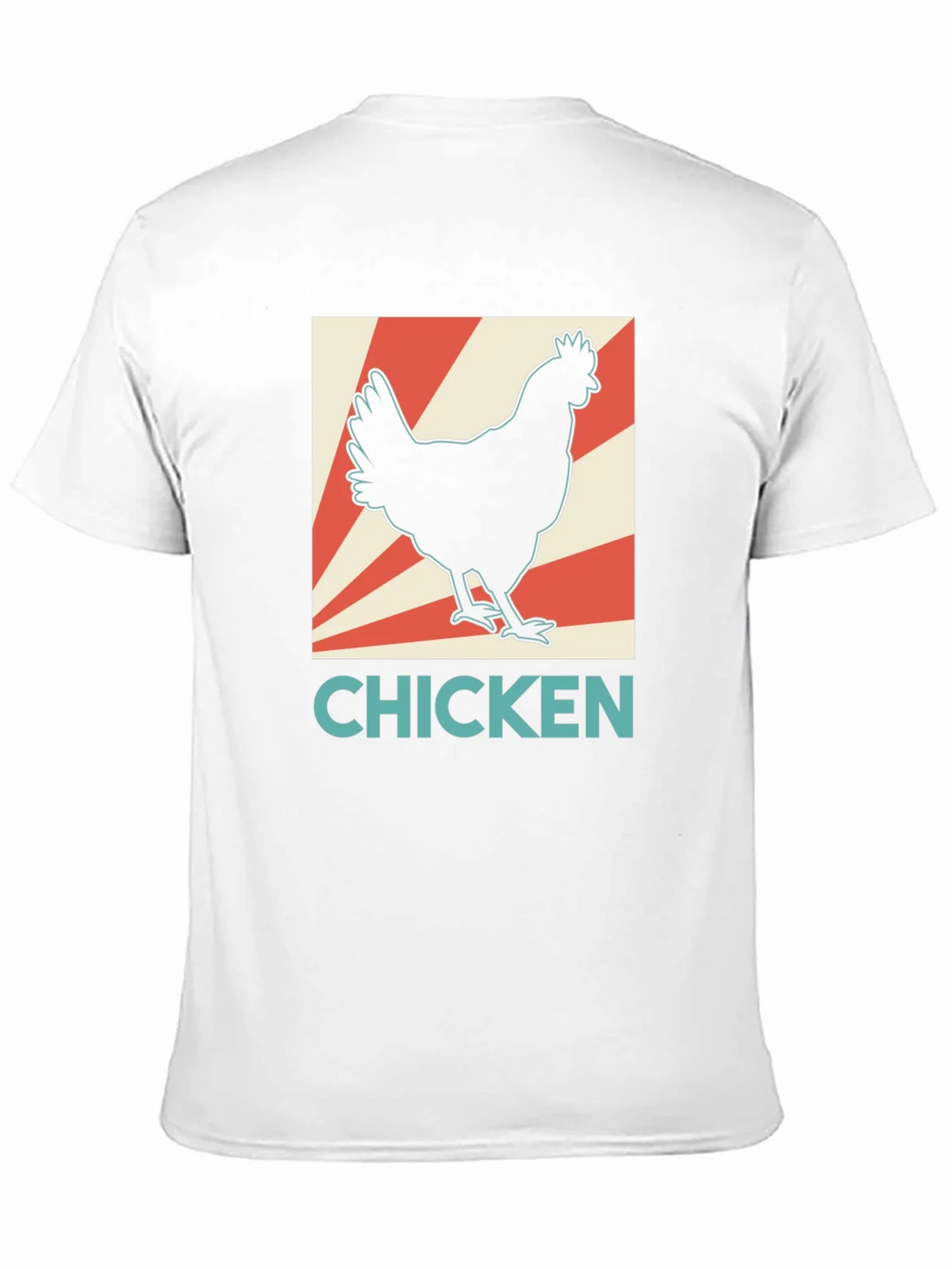 Chicken Graphic Tee - Retro Style Black T-Shirt