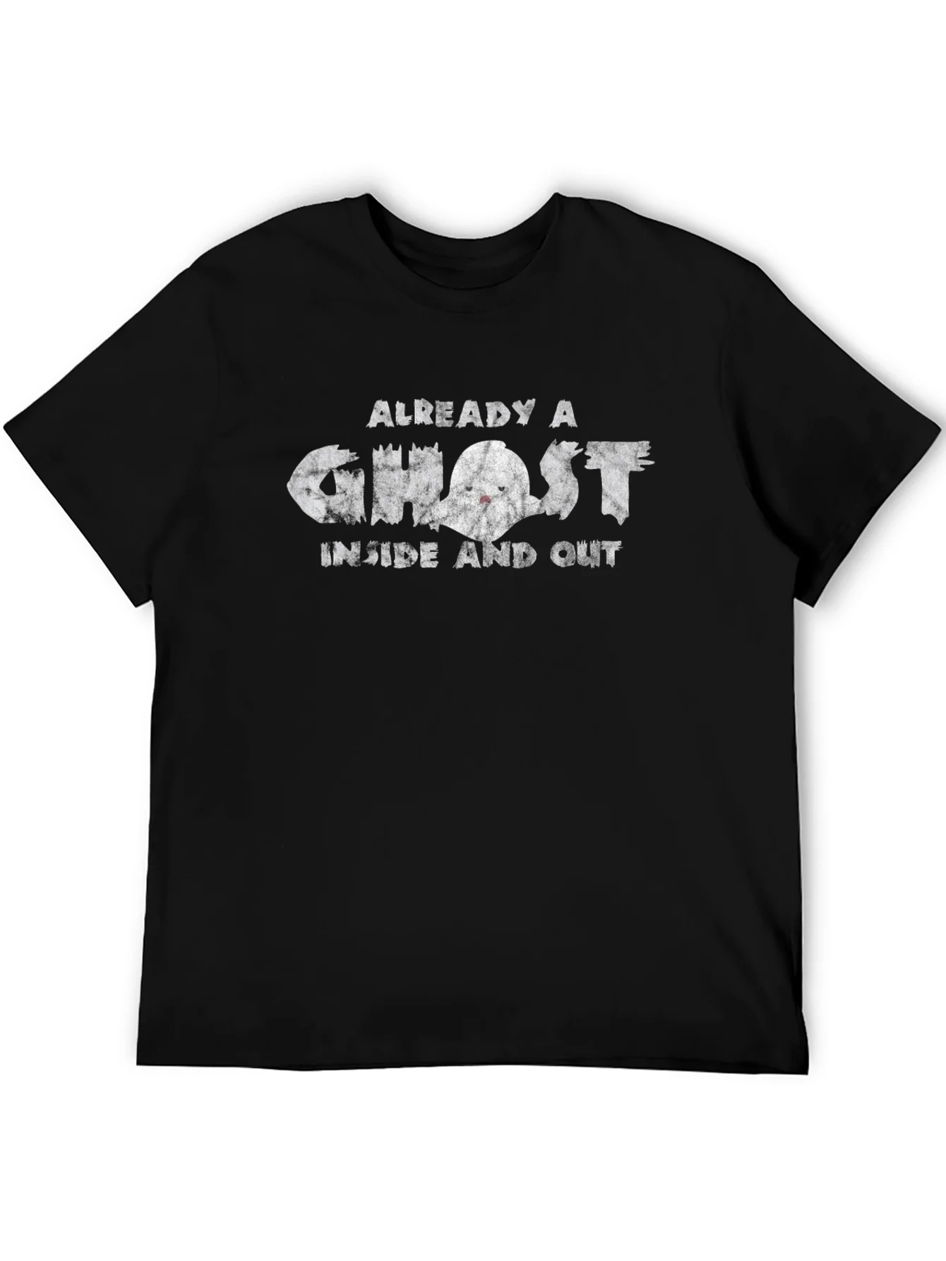 Already A Ghost Inside And Out Black Graphic Tee