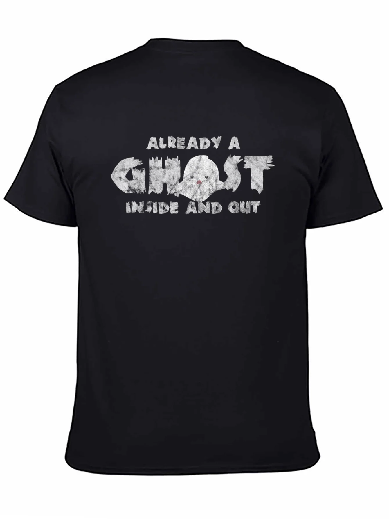 Already A Ghost Inside And Out Black Graphic Tee