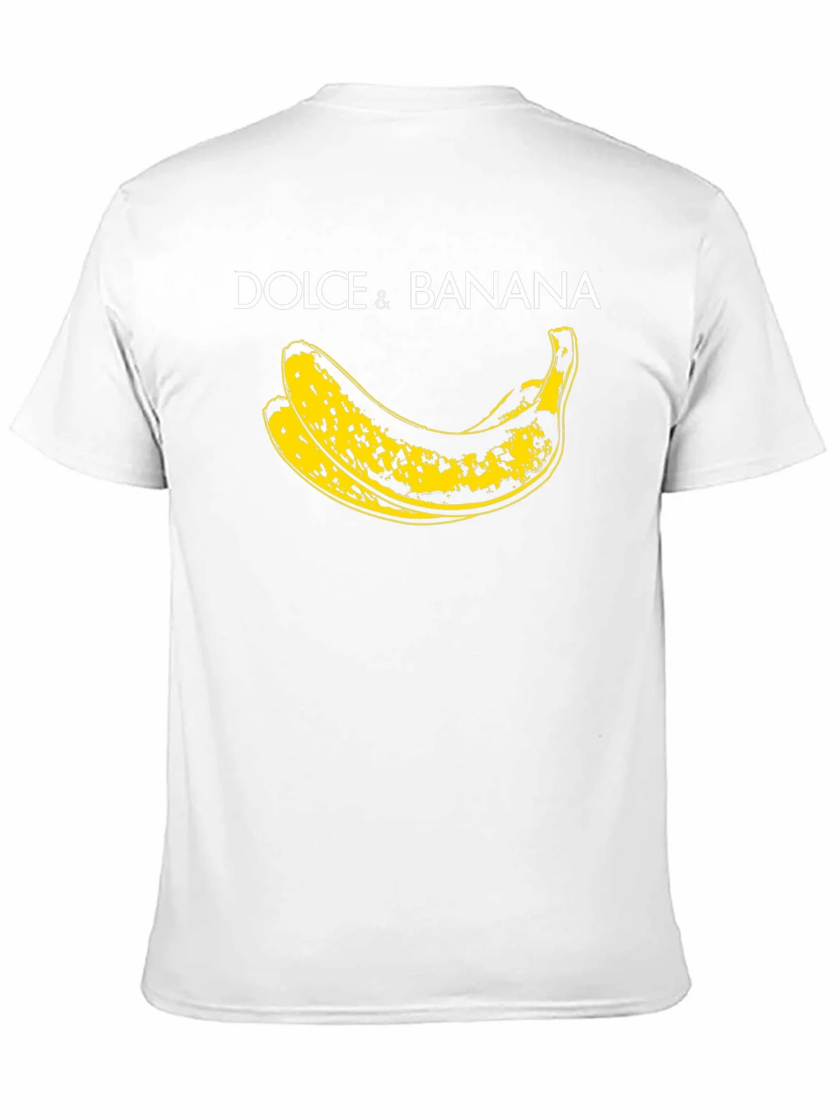 Dolce & Banana T-Shirt - Graphic Print Black Tee