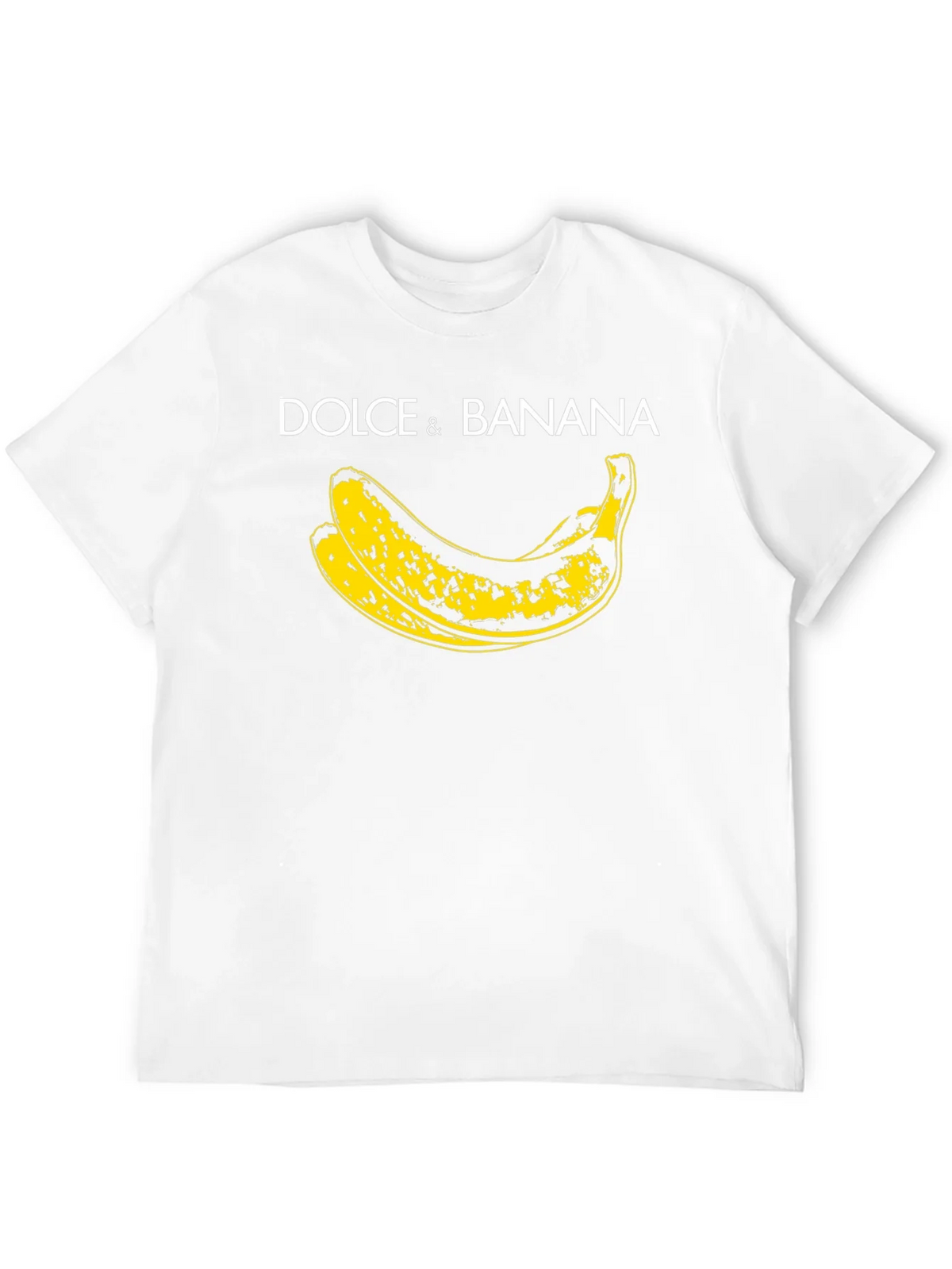 Dolce & Banana T-Shirt - Graphic Print Black Tee