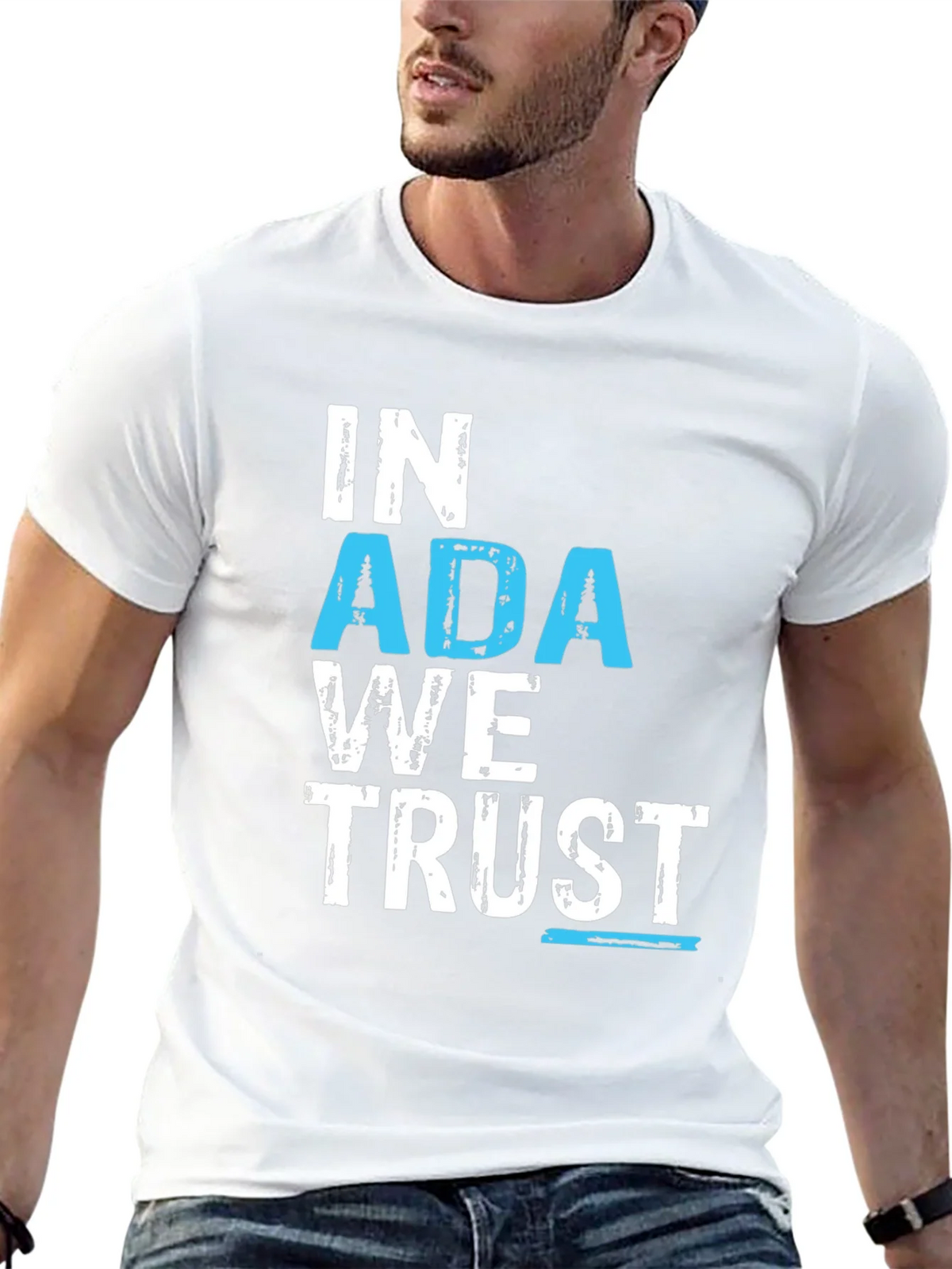 In ADA We Trust T-Shirt - Disability Rights Advocacy Tee