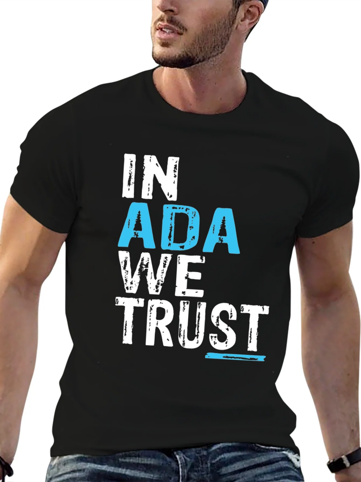 In ADA We Trust T-Shirt - Disability Rights Advocacy Tee
