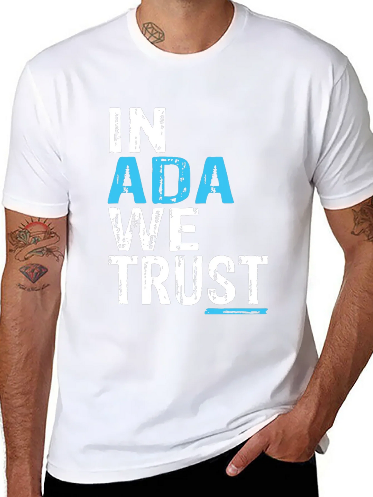 In ADA We Trust T-Shirt - Disability Rights Advocacy Tee