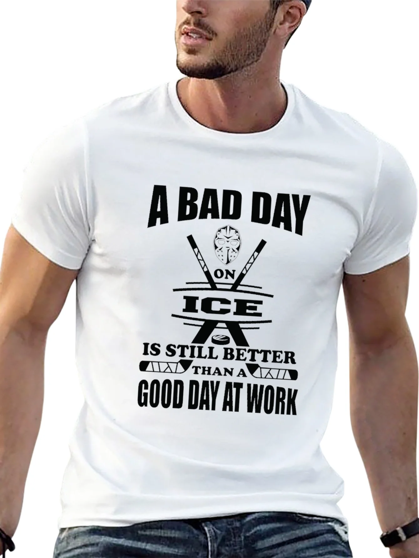 A Bad Day On Ice Hockey T-Shirt