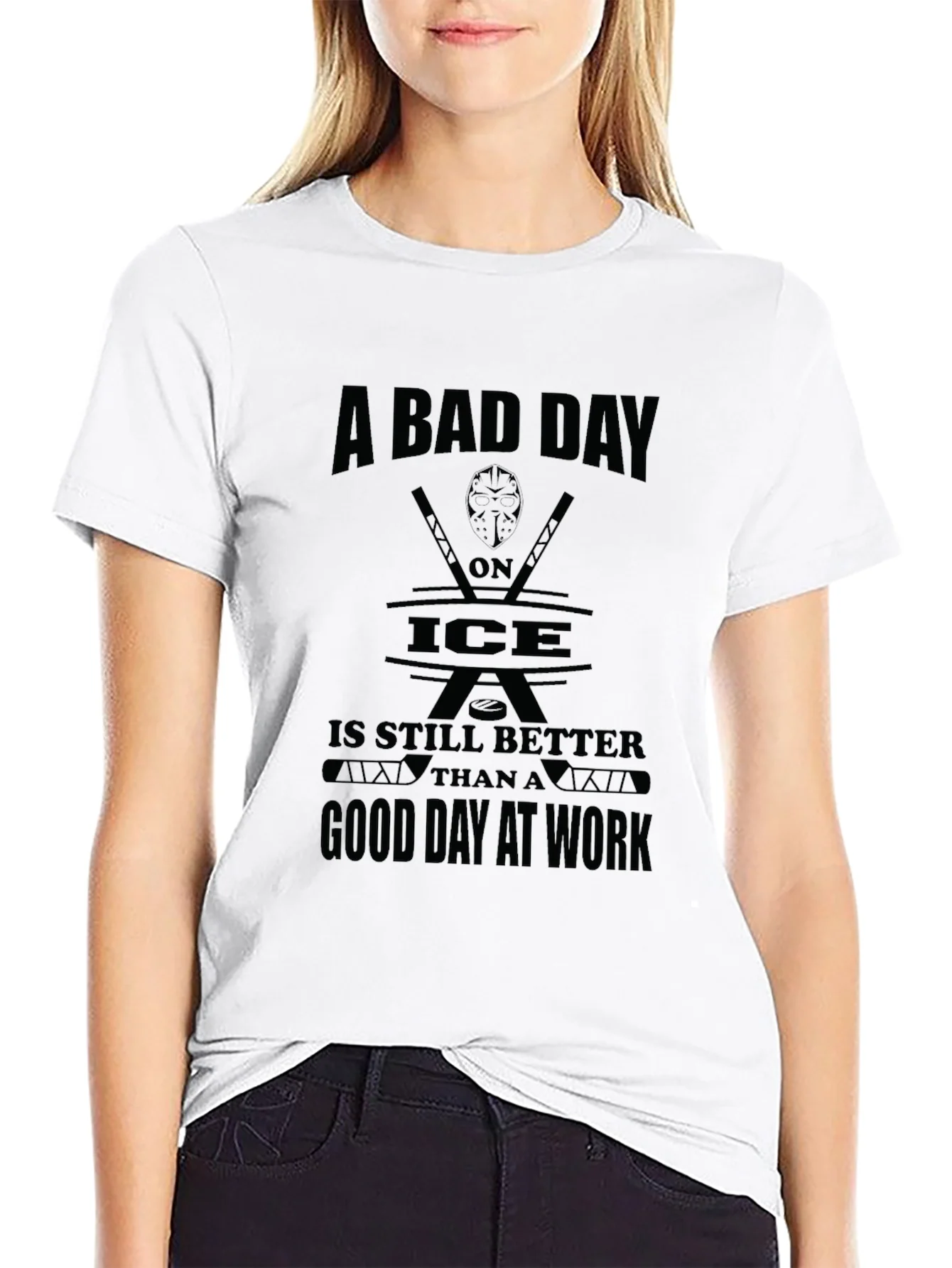 A Bad Day On Ice Hockey T-Shirt