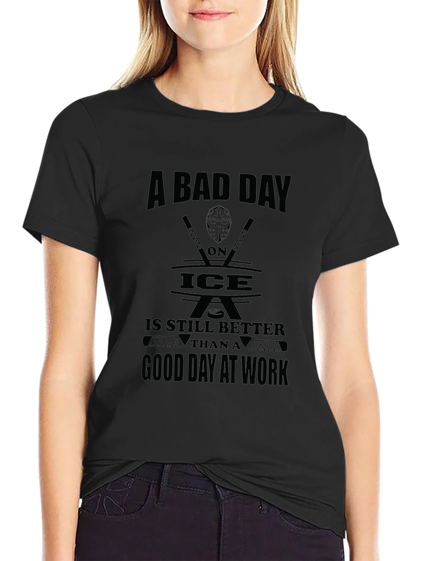 A Bad Day On Ice Hockey T-Shirt
