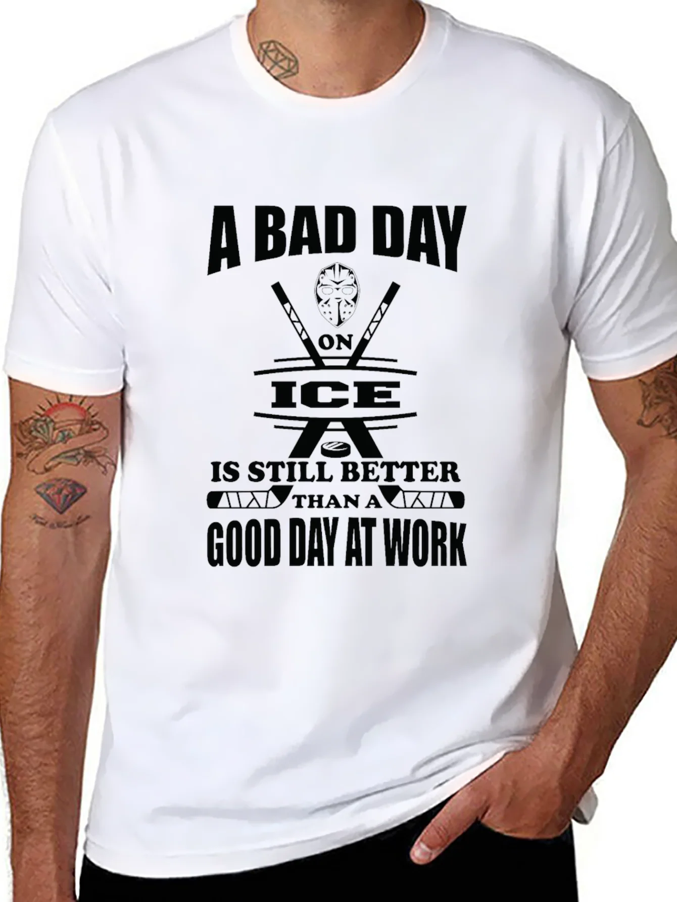 A Bad Day On Ice Hockey T-Shirt