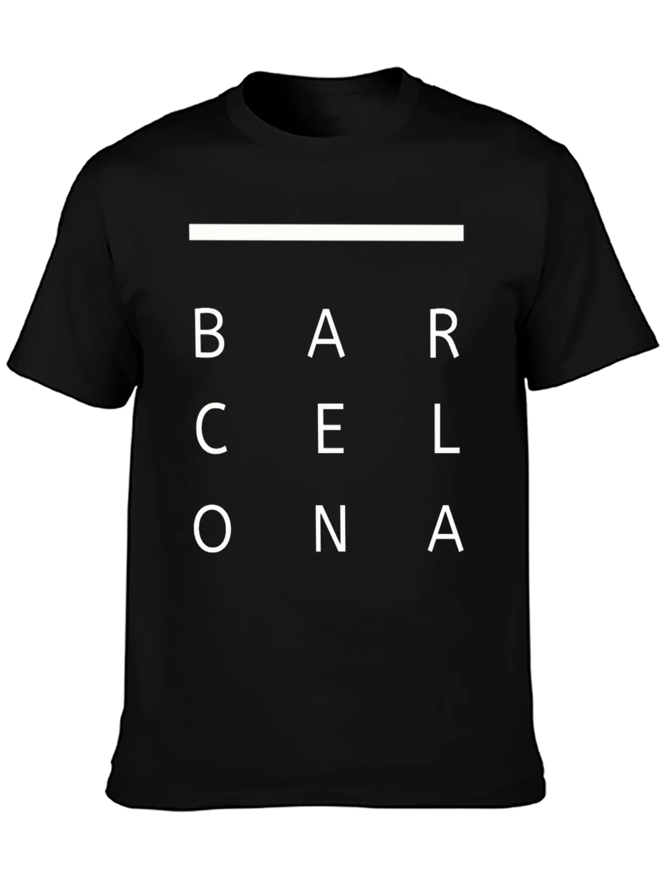 Barcelona Graphic Tee - Cool Minimalist Design