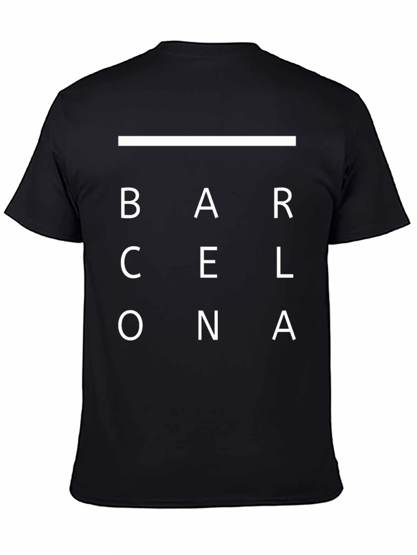 Barcelona Graphic Tee - Cool Minimalist Design