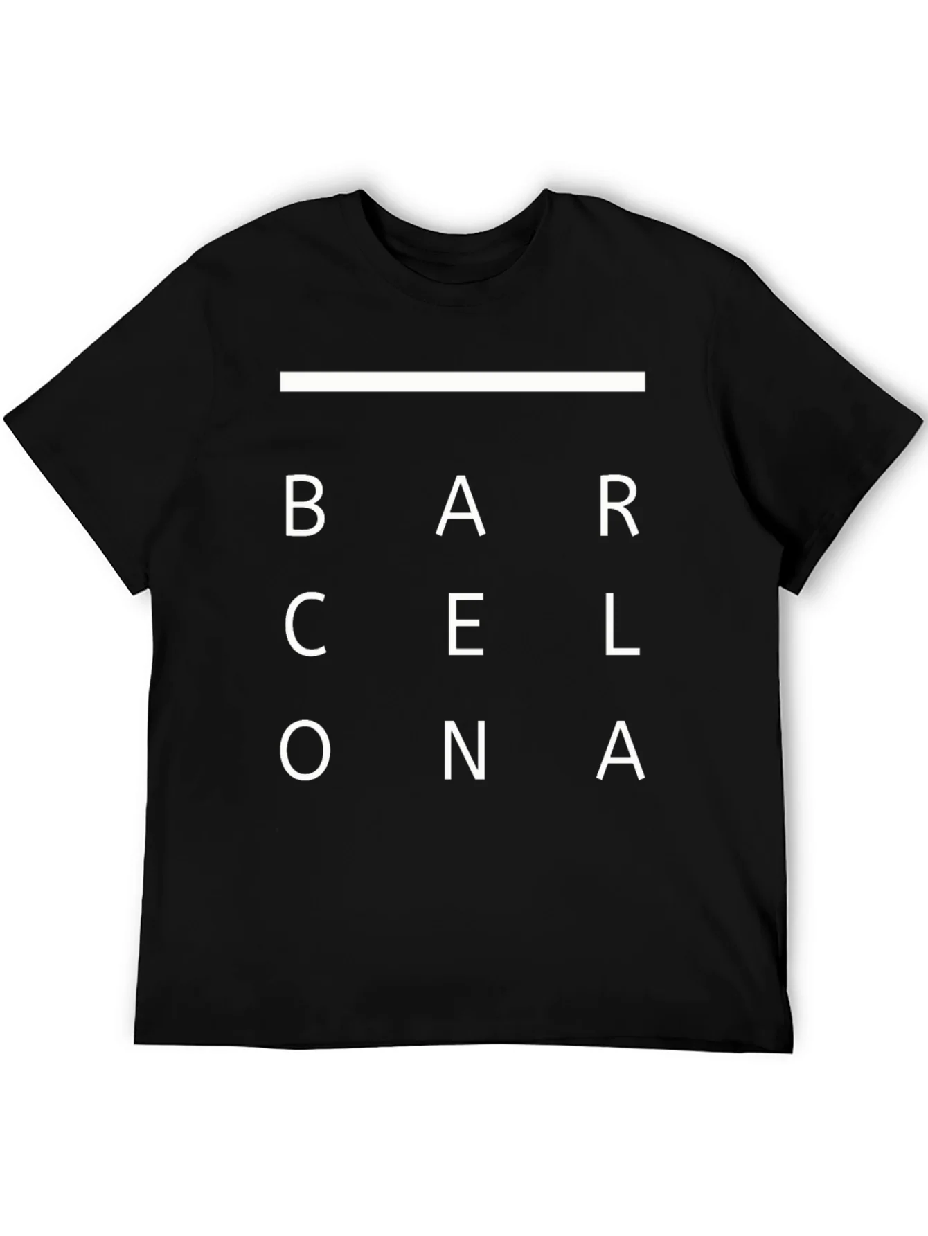 Barcelona Graphic Tee - Cool Minimalist Design