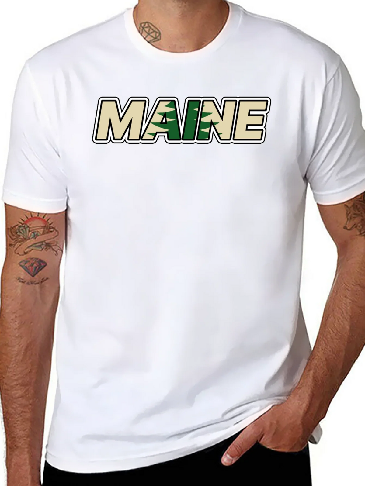 Maine Graphic T-Shirt - Outdoor Adventure Tee