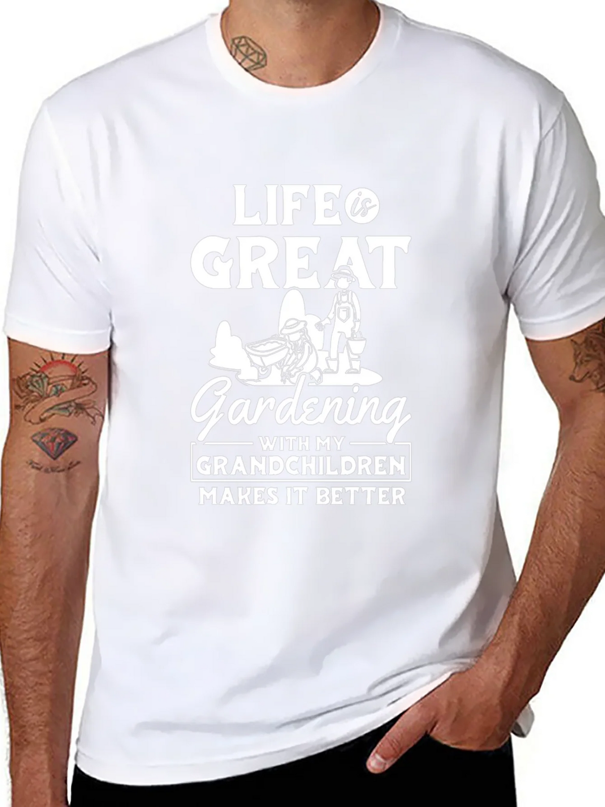 Gardening Grandchildren T-Shirt