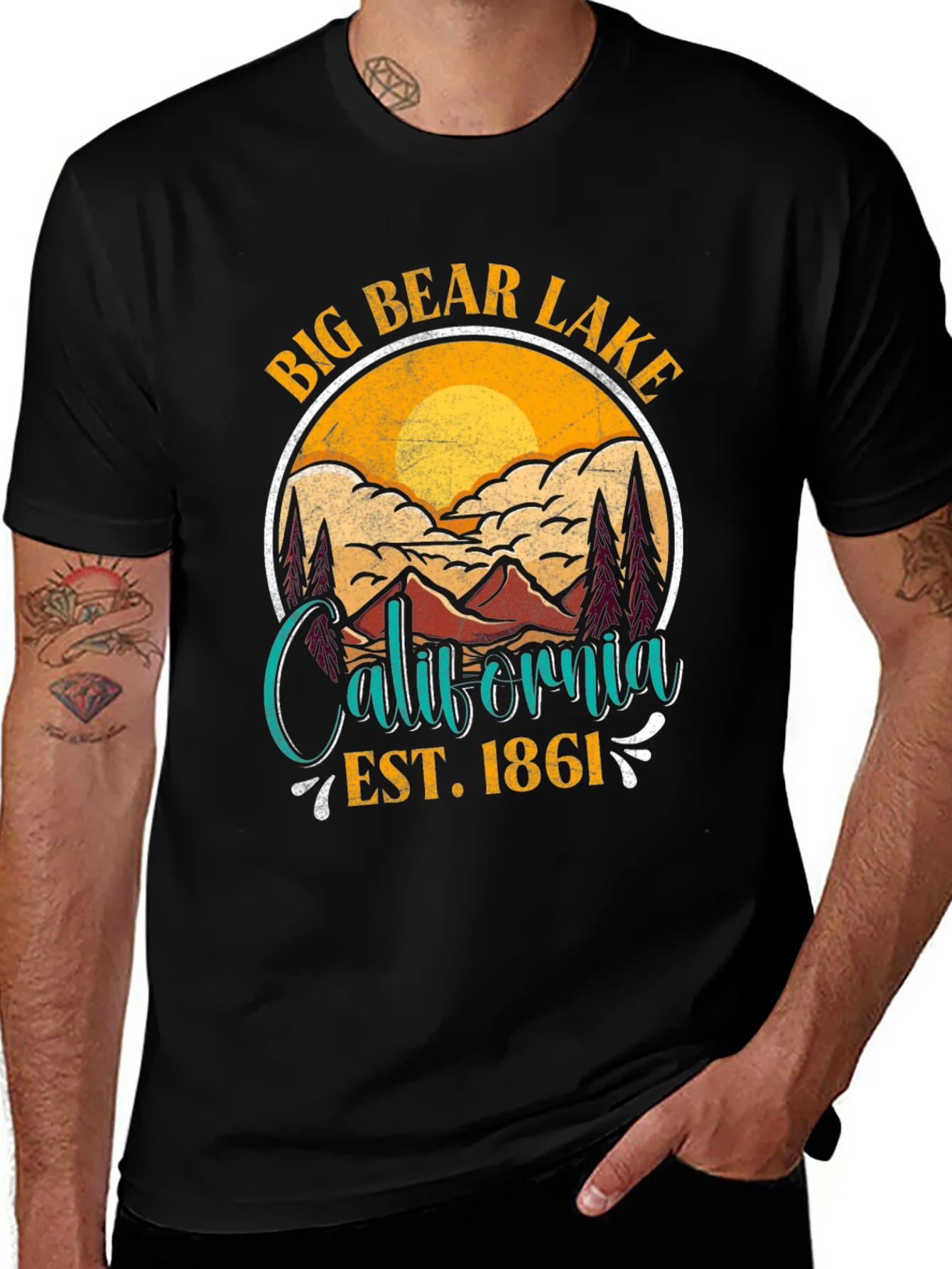 Big Bear Lake California Vintage T-Shirt